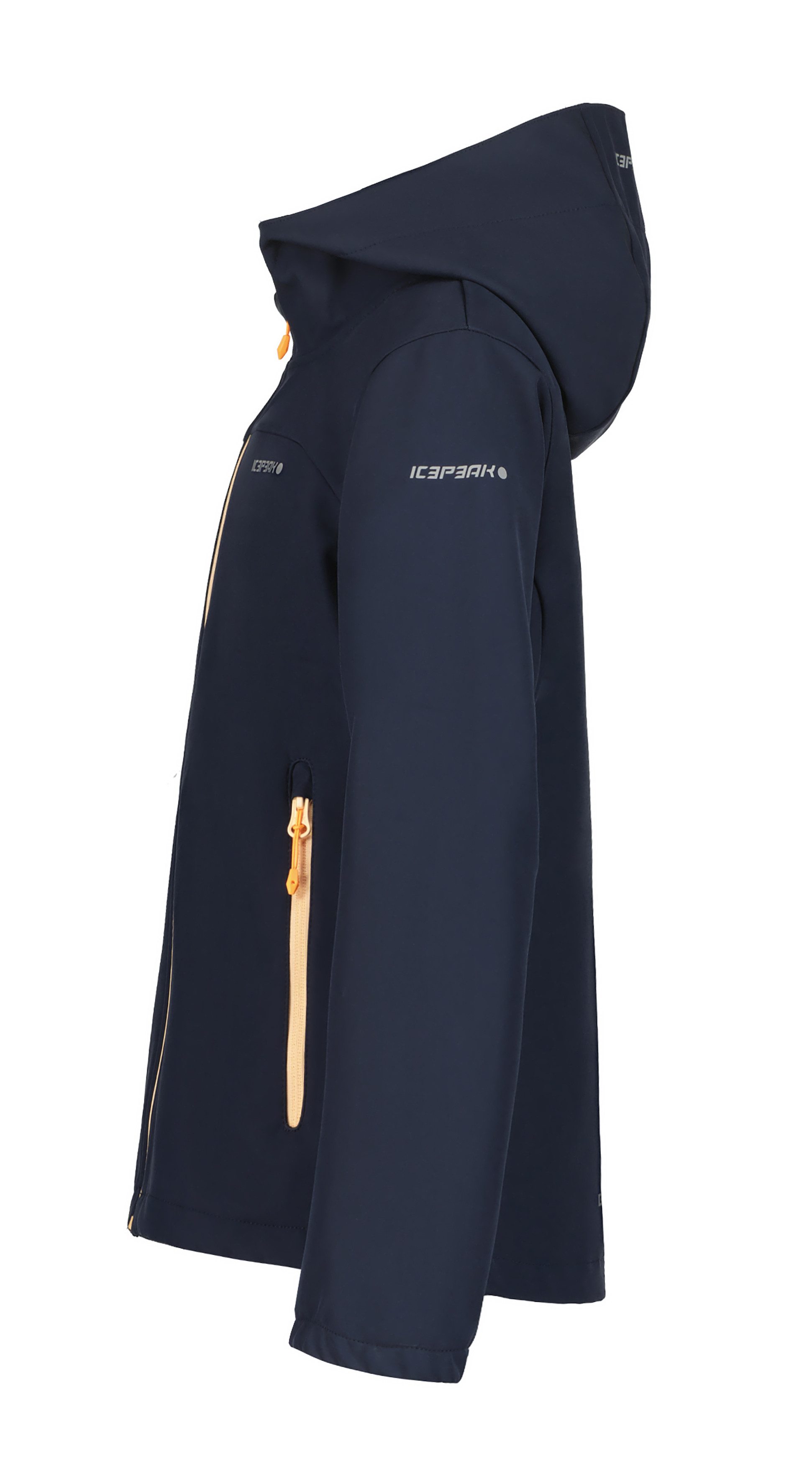 Icepeak Softshell-jack KULM JR met modieuze logo-opschriften (1 stuk)