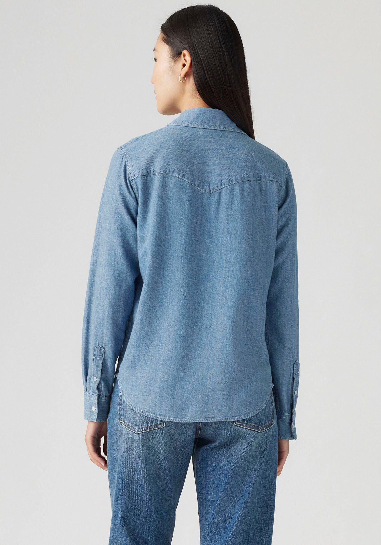 Levi's® Jeans blouse ESSENTIAL WESTERN met borstzakken met drukknopen