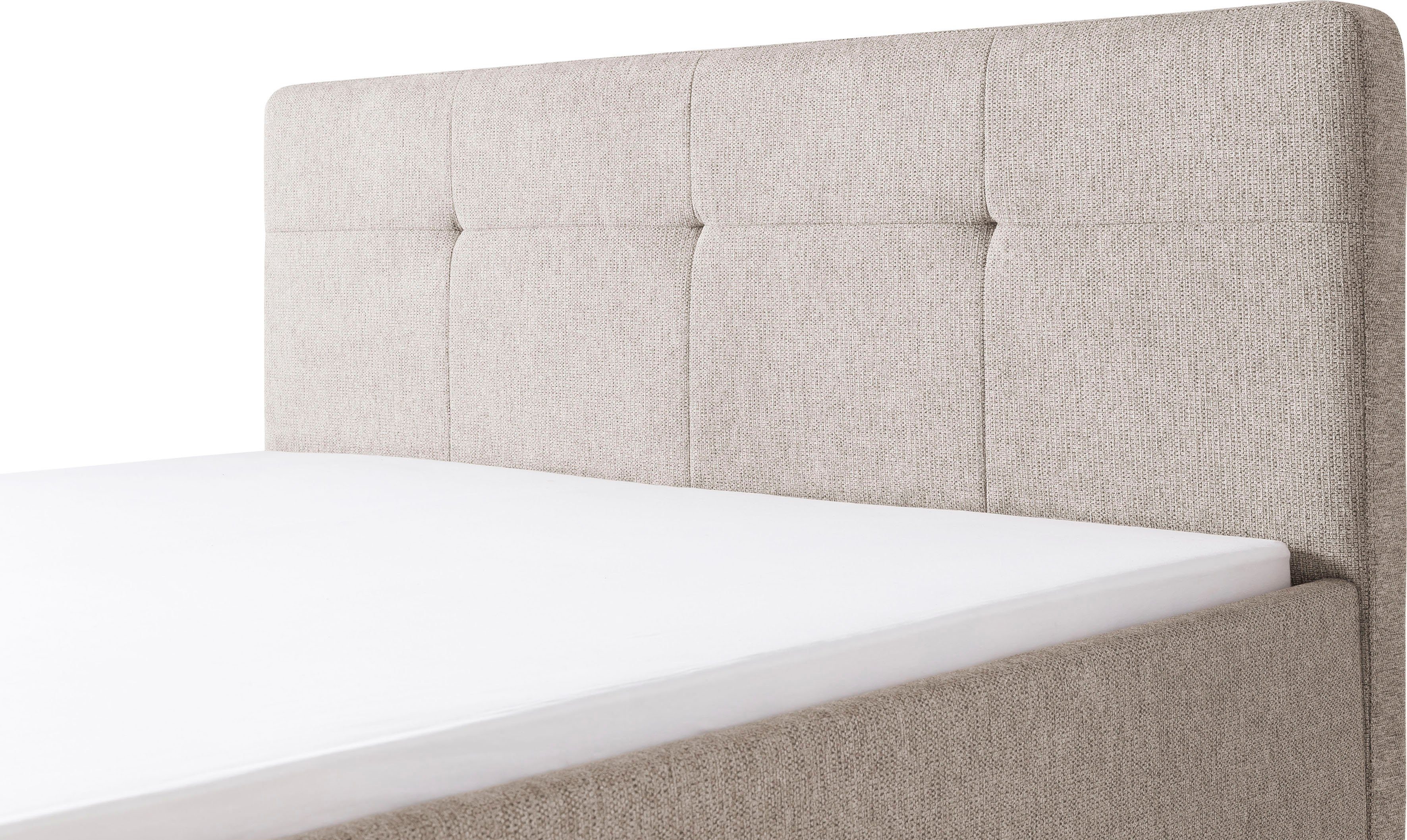 meise.möbel Gestoffeerd bed Smart Hoofdbord met knoopdetails, verkrijgbaar in twee maten