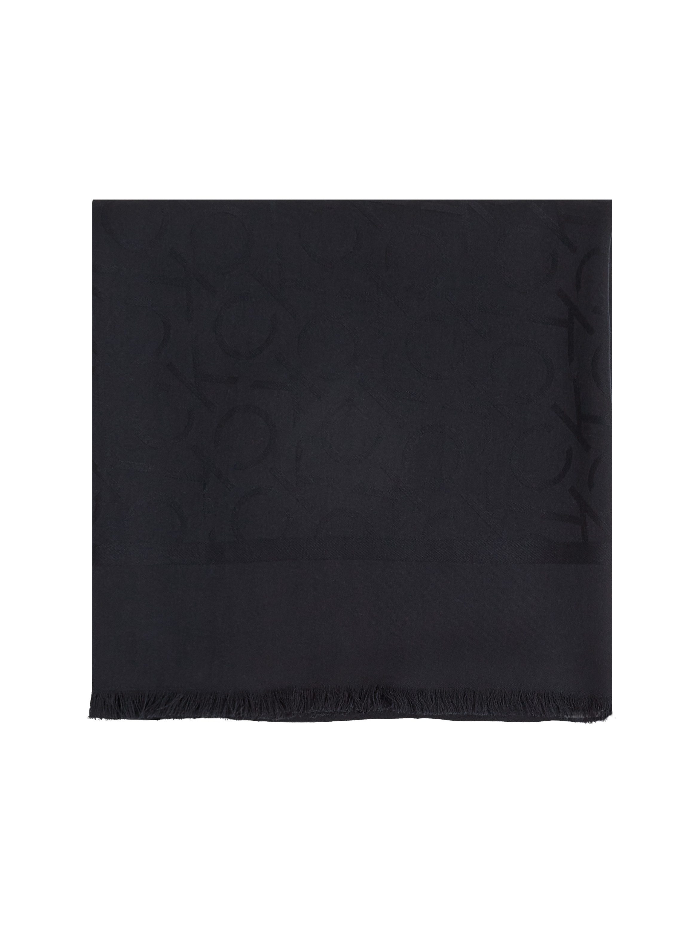 Calvin Klein Sjaal SHINY JACQUARD MONOGRAM SQUARE