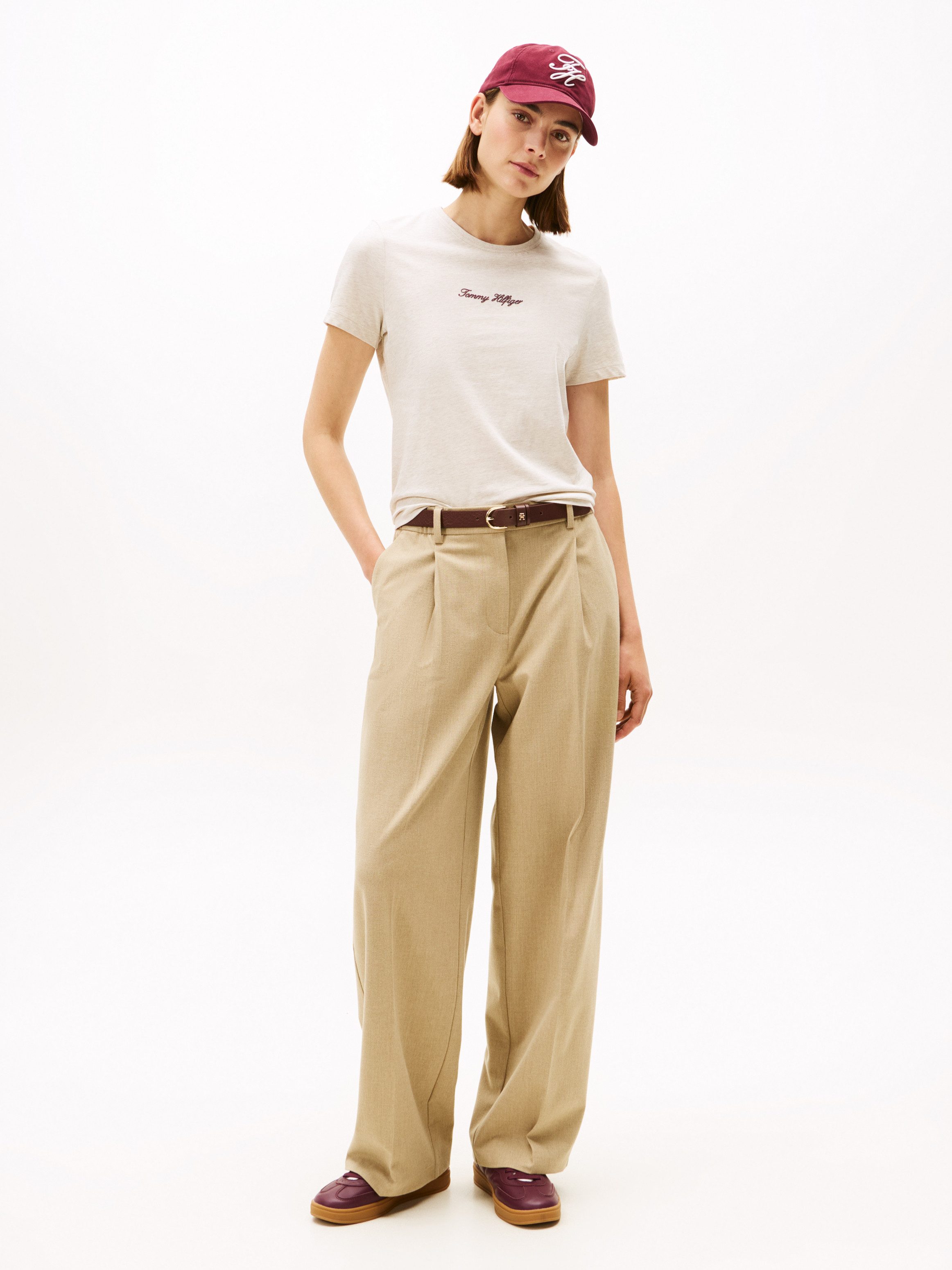 Tommy Hilfiger Shirt met korte mouwen CLASSIC SCRIPT REG SS TEE