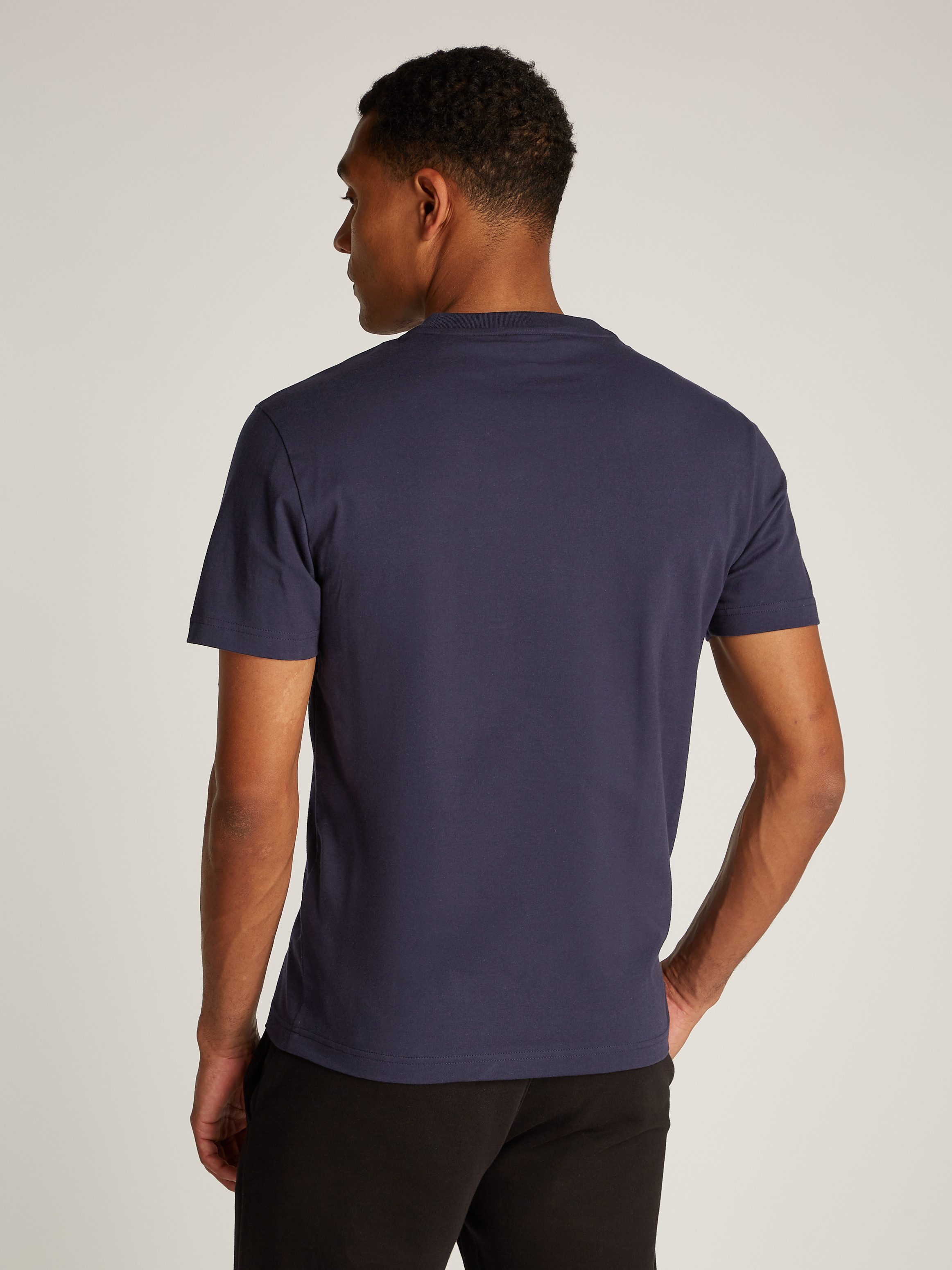 Calvin Klein Shirt met ronde hals NY CHEST BOX LOGO T-SHIRT