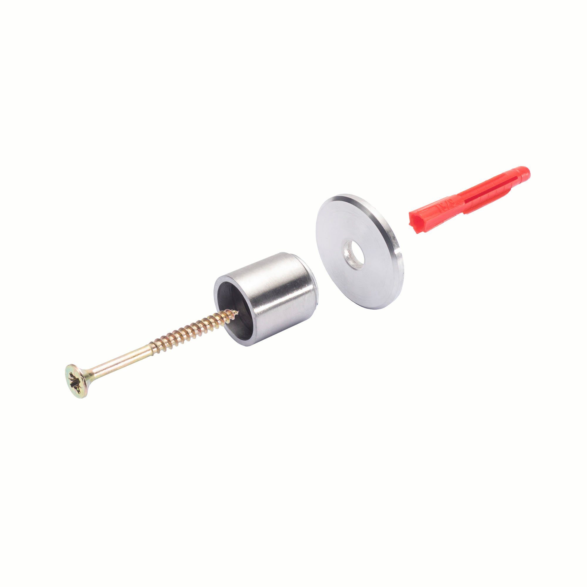 Liedeco Gordijnroedehouder Wandsteun, wandhouder voor 16 mm gordijnroedes "Skandinavia" (1 stuk)