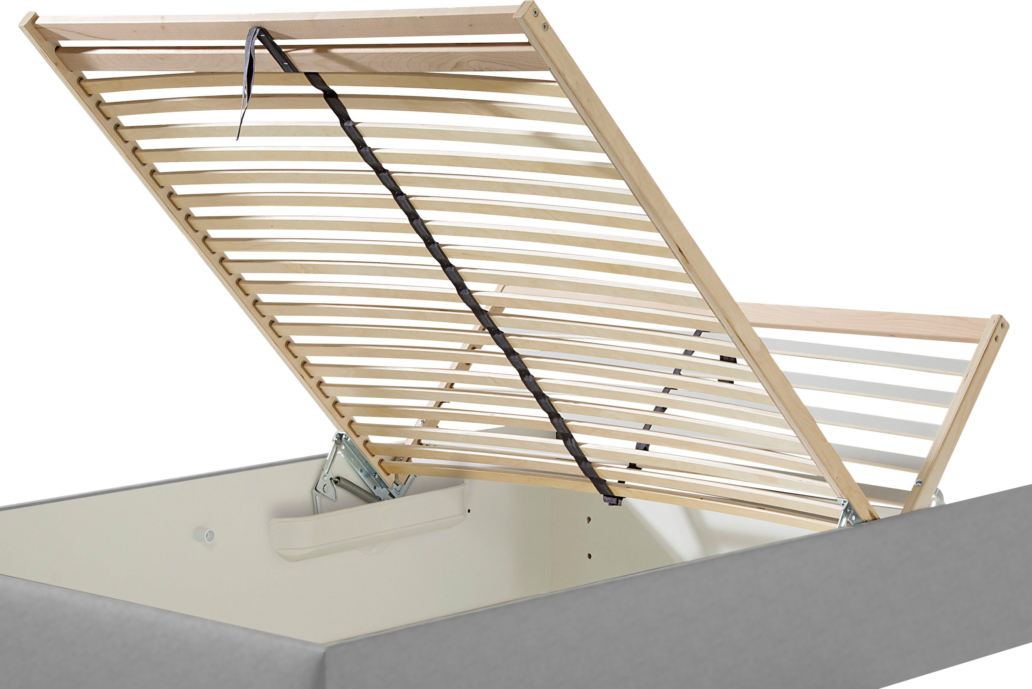 Maintal Gestoffeerd bed Madane naar keuze met matras in de hardheden h2, h3 of h4
