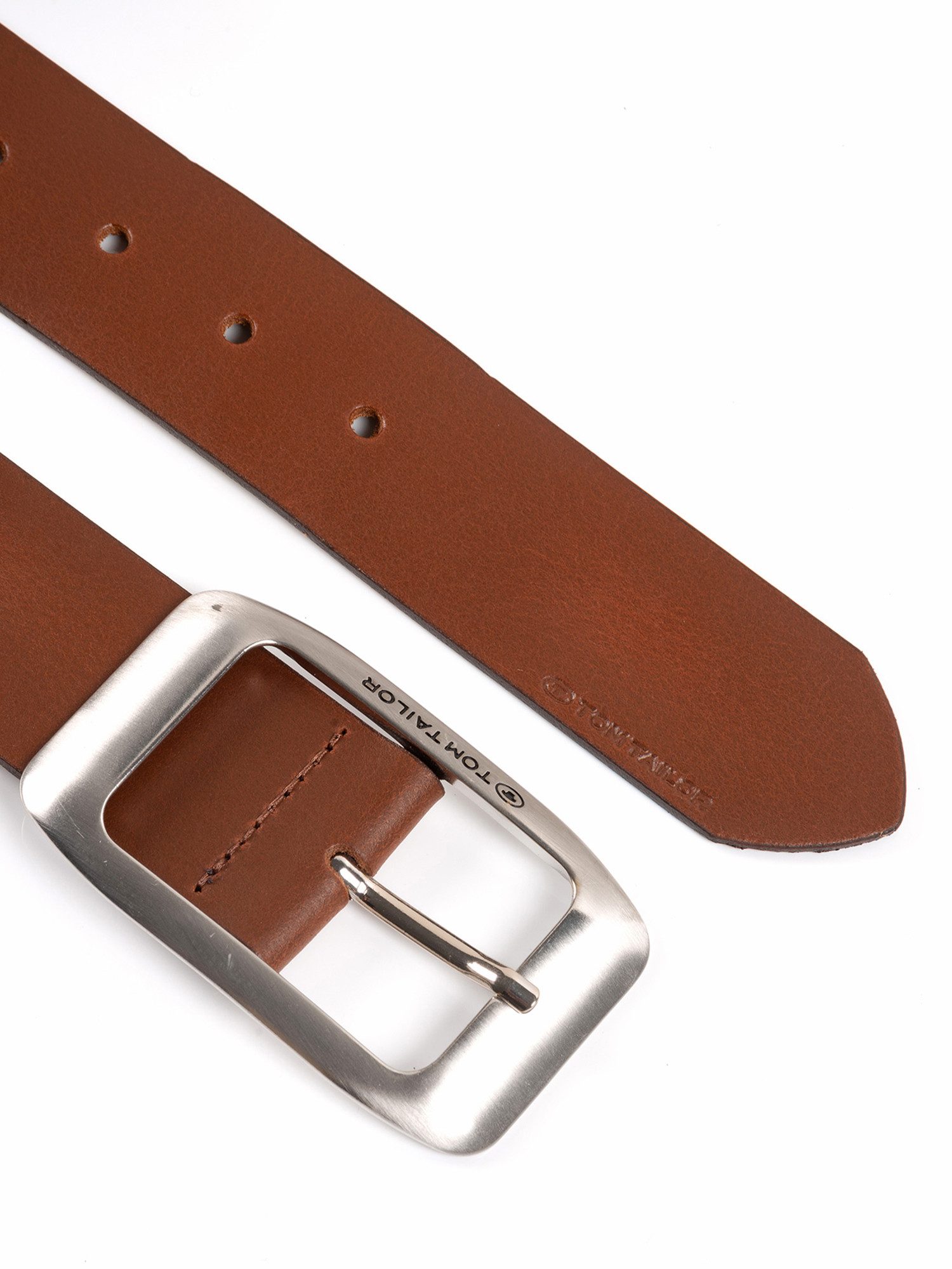 Tom Tailor Leren riem TTAMY 4 cm brede damesriem, modieus veelzijdig
