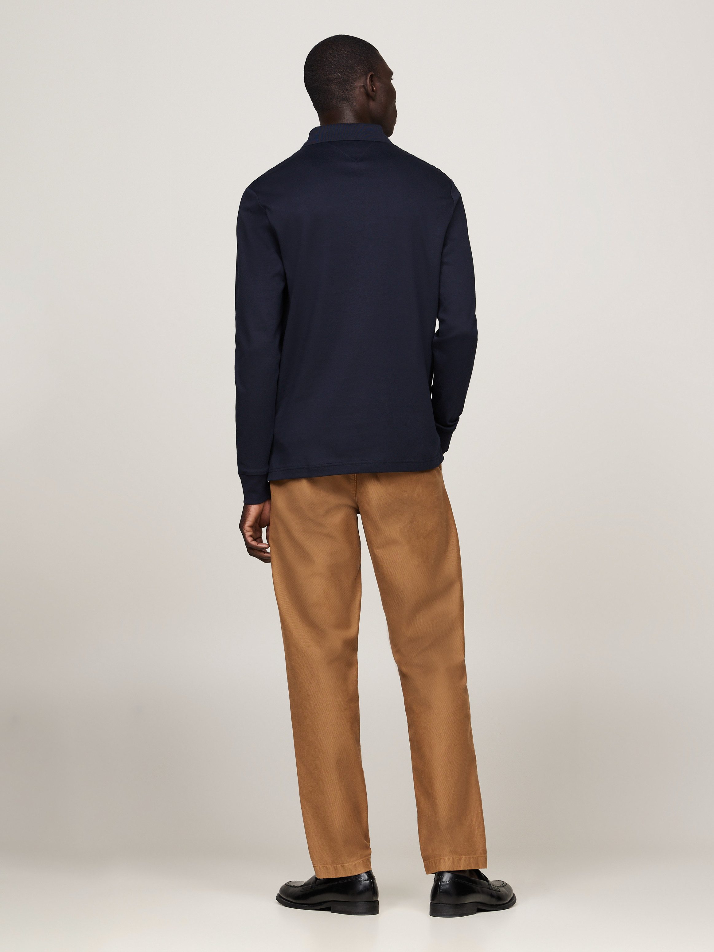 Tommy Hilfiger Poloshirt met lange mouwen L/S LIQUID COTTON REG POLO