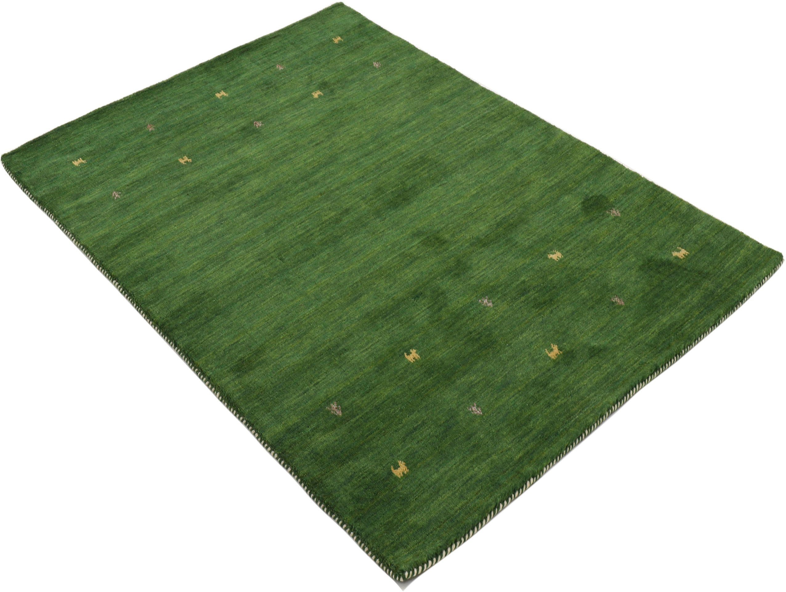 carpetfine Wollen kleed Gabbeh Uni, auch als Läufer und Rund erhältlich