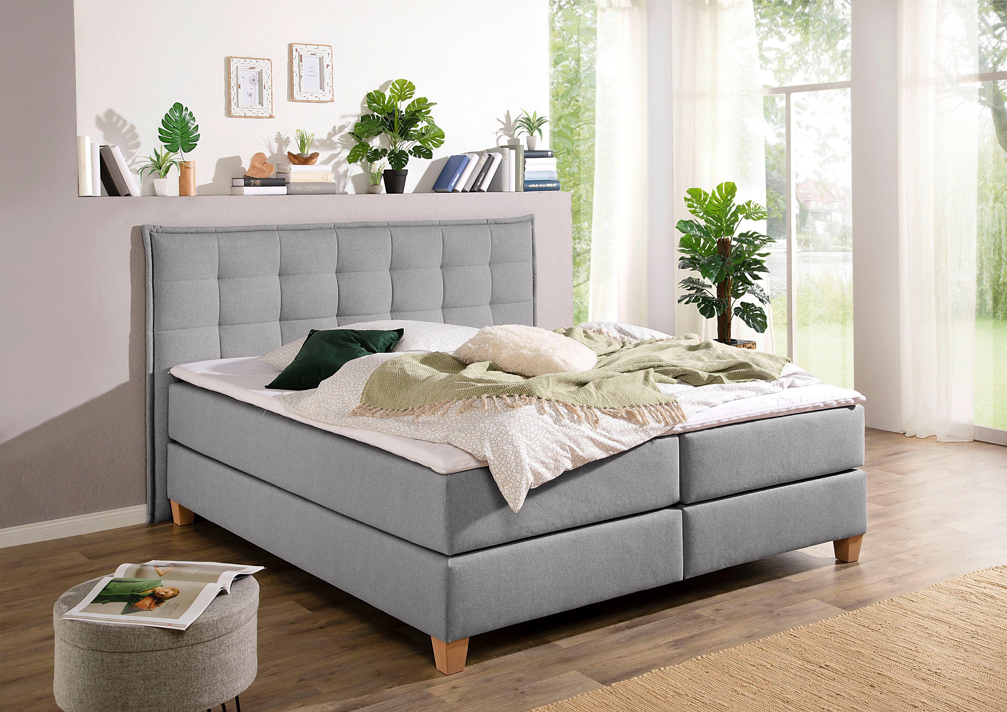 Home affaire Boxspring inclusief topmatras van comfortschuim