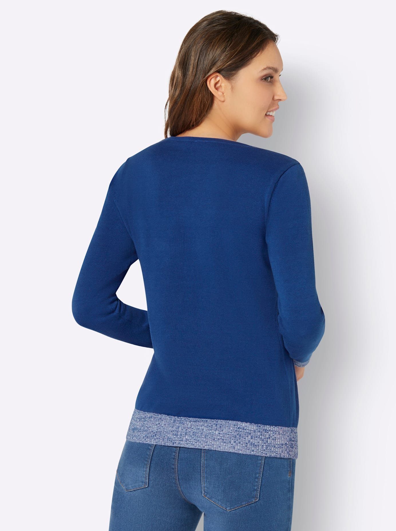 Classic Basics Gebreide Trui met lange mouwen
