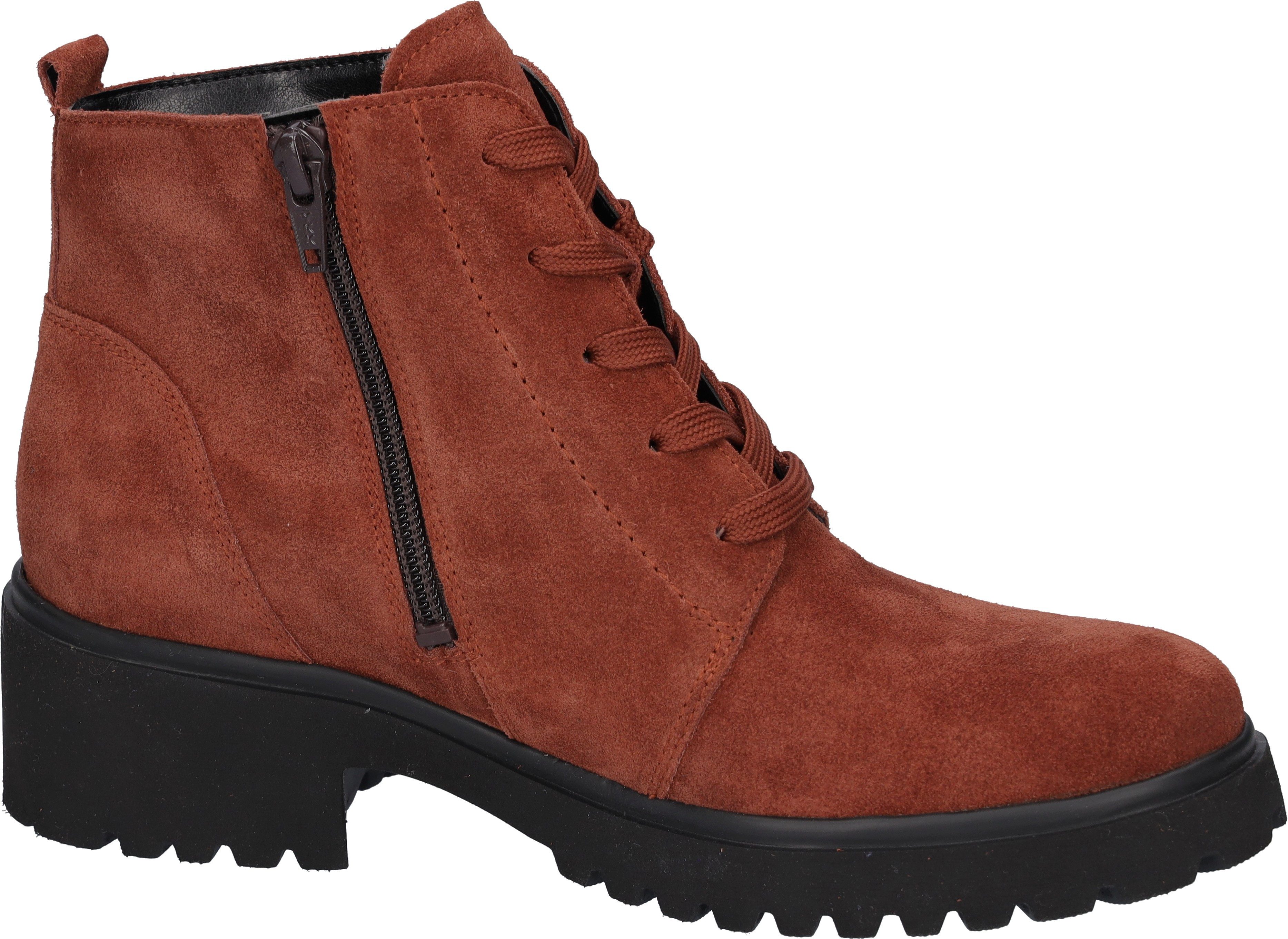Waldläufer Hoge veterschoenen H-LUISE enkellaars, blokhak, in comfortabele schoenwijdte g (= breed)