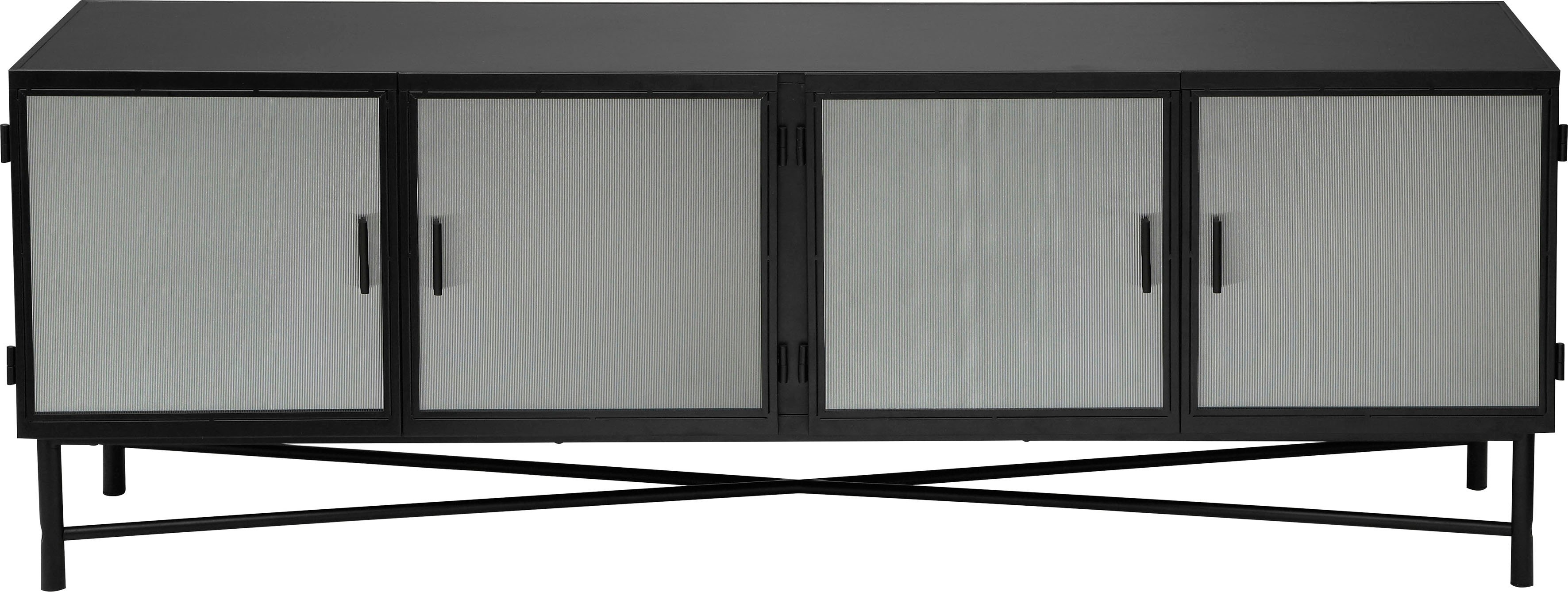 merk op Pence ze LeGer Home by Lena Gercke Tv-meubel Almira Deuren met geribbeld glas,  tijdloos design, in 2 kleuren te bestellen snel online gekocht | OTTO