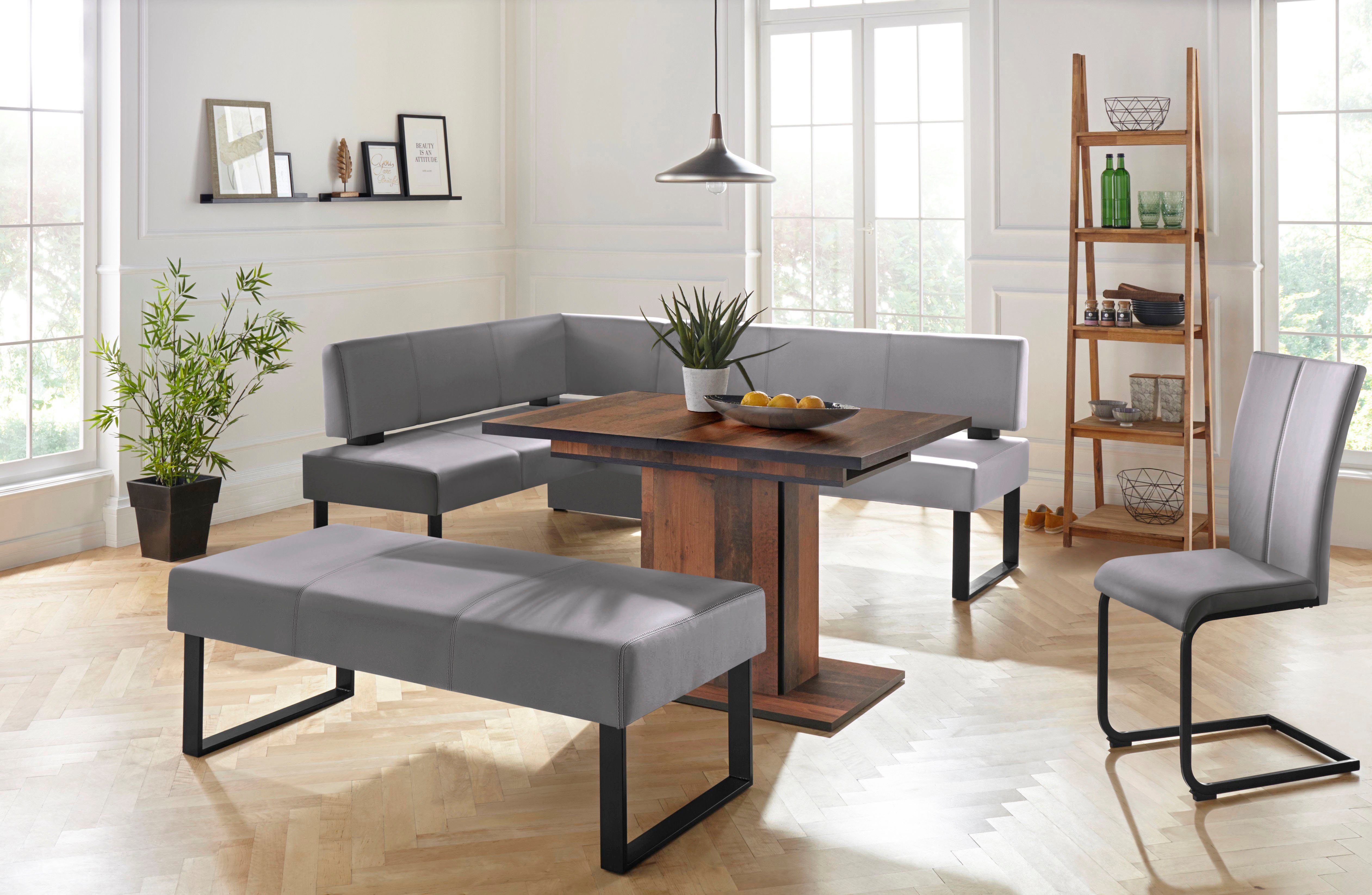 Home affaire Zitbank Oliver Breedte 140 cm, met metalen frame