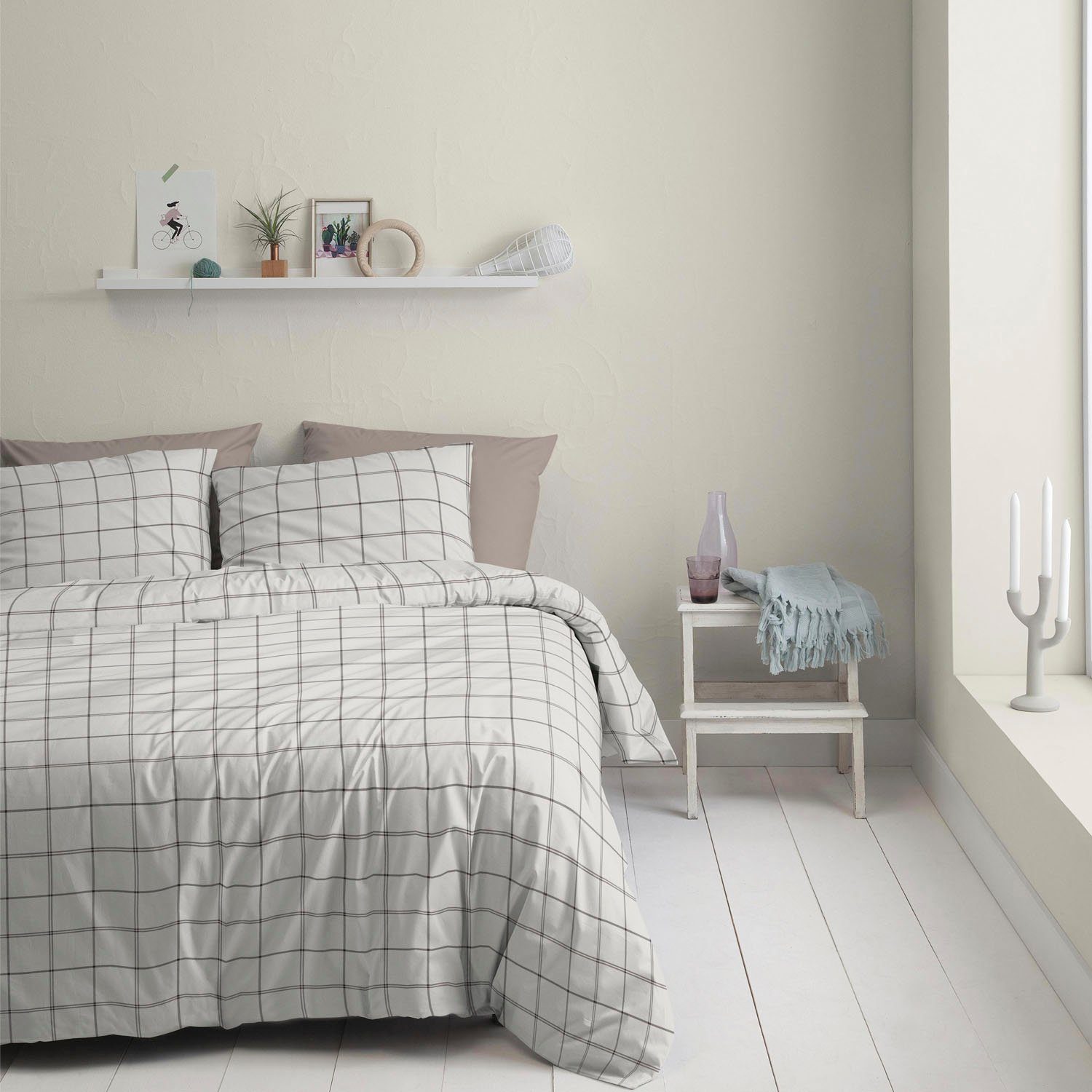 Cinderella Overtrekset Kody met geruit patroon
