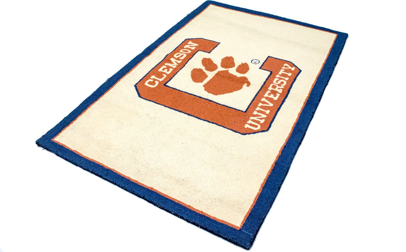 morgenland Wollen kleed Vloerkleed voor de kinderkamer vloerkleed handgetuft beige Speel tapijt