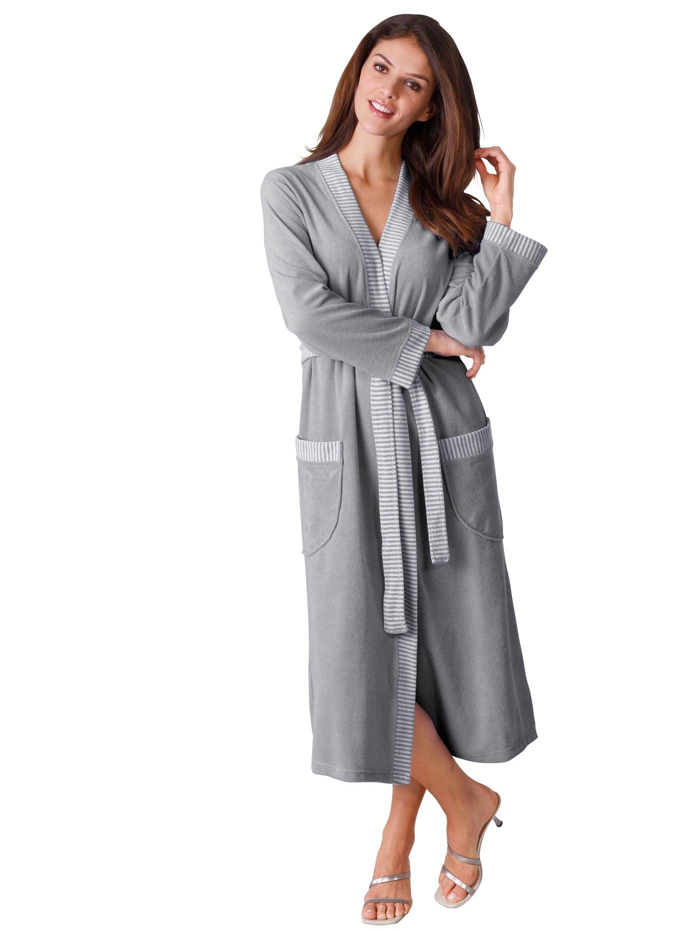 comtessa Badjas dames badjassen maat 48/50 grijs