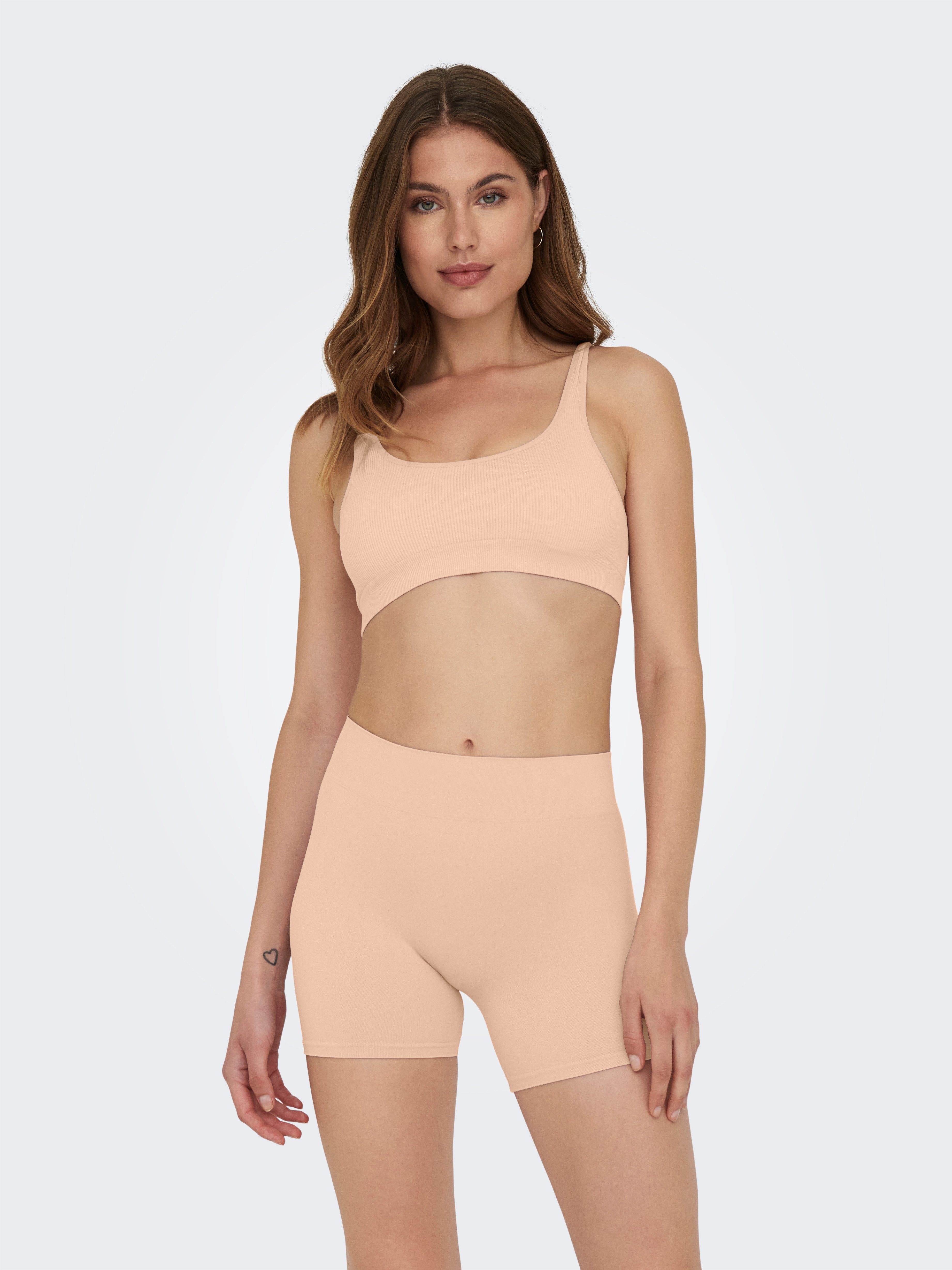 Only Hotpants ONLVICKY S-LESS MINI SHORTS 2-PACK (set, 2-delig)