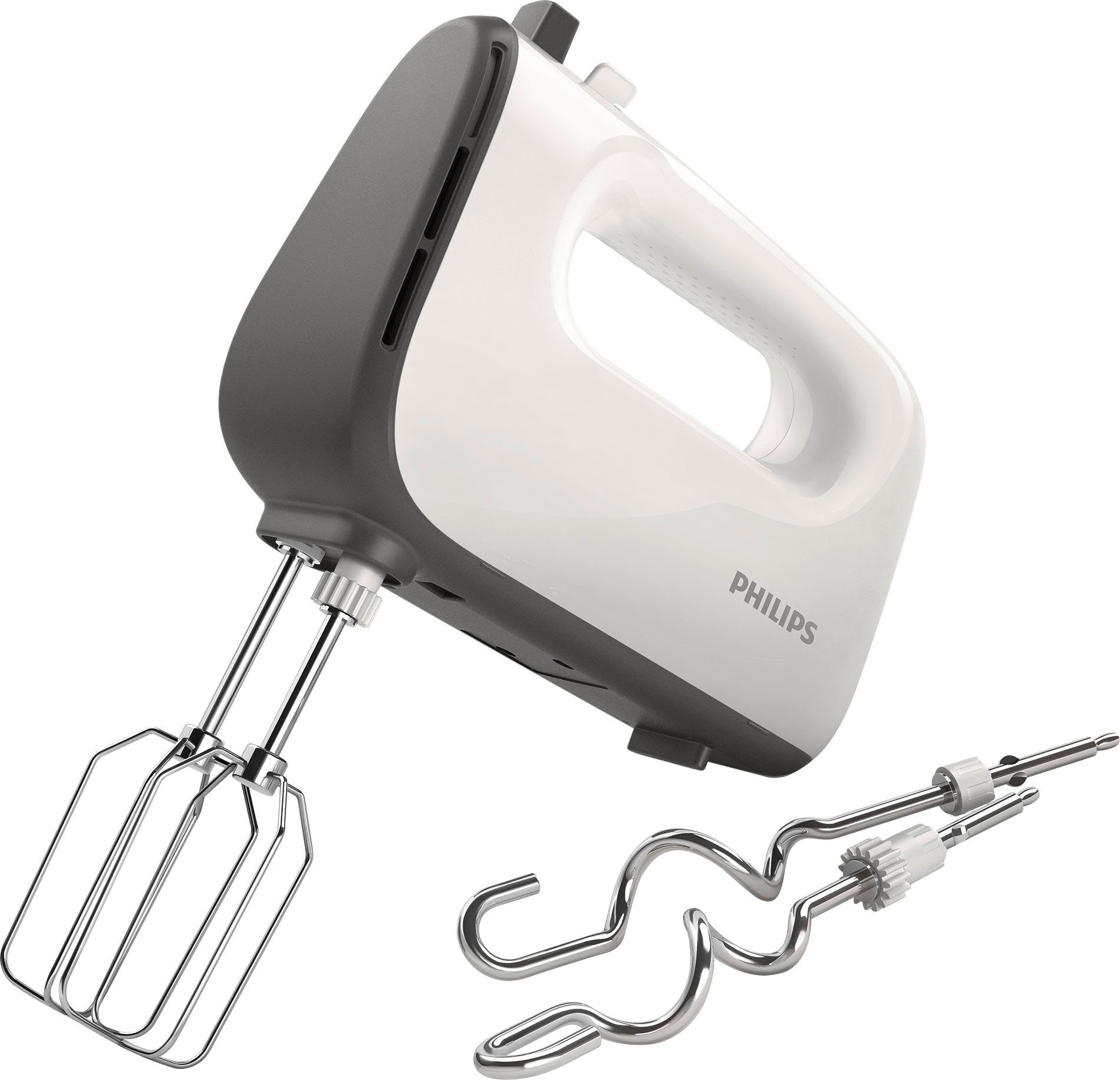 Philips Handmixer HR3741/00 5 snelheden plus turbo, inclusief garde en kneedhaken