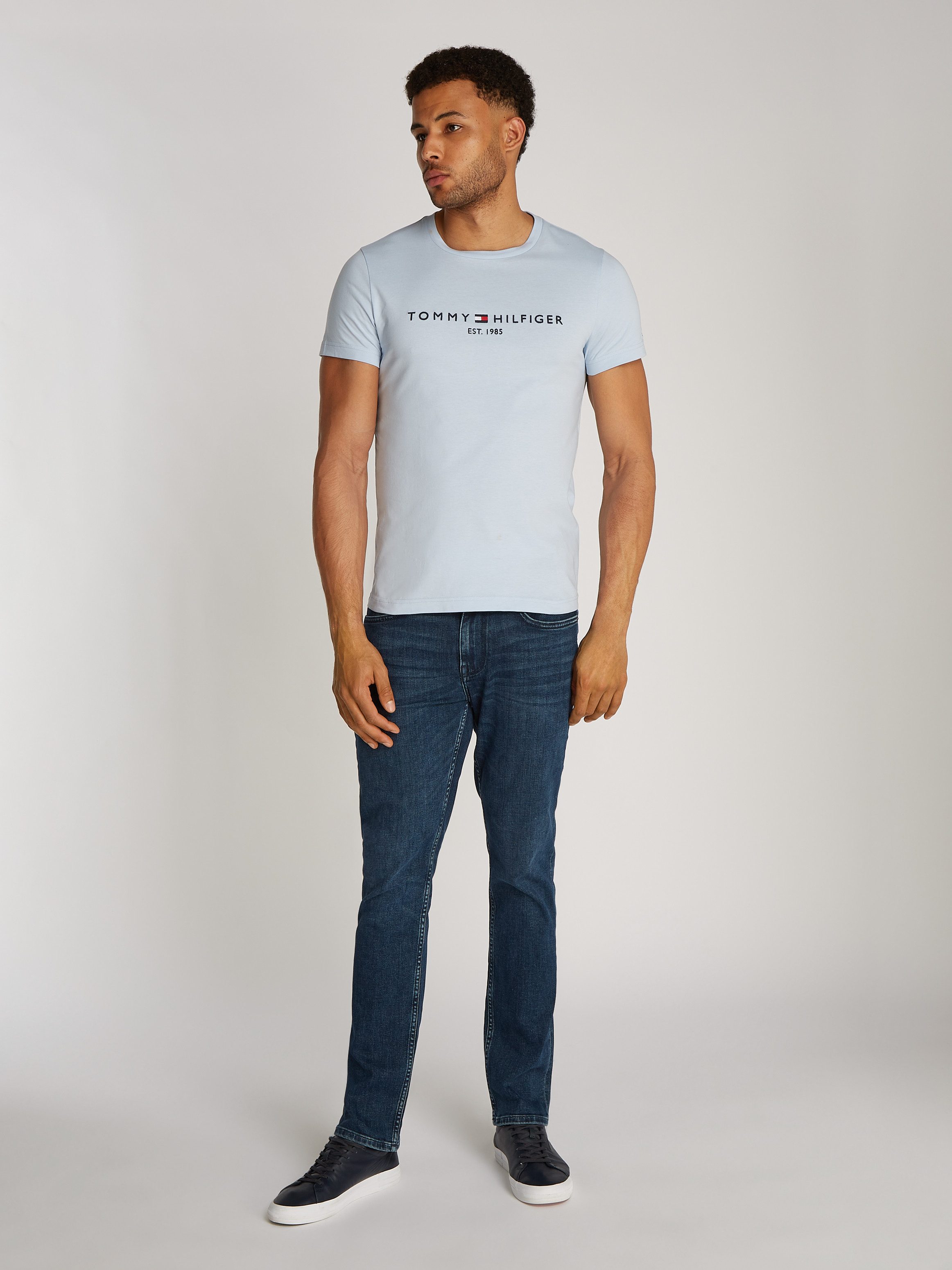Tommy Hilfiger T-shirt Tommy Logo Tee van duurzaam katoen
