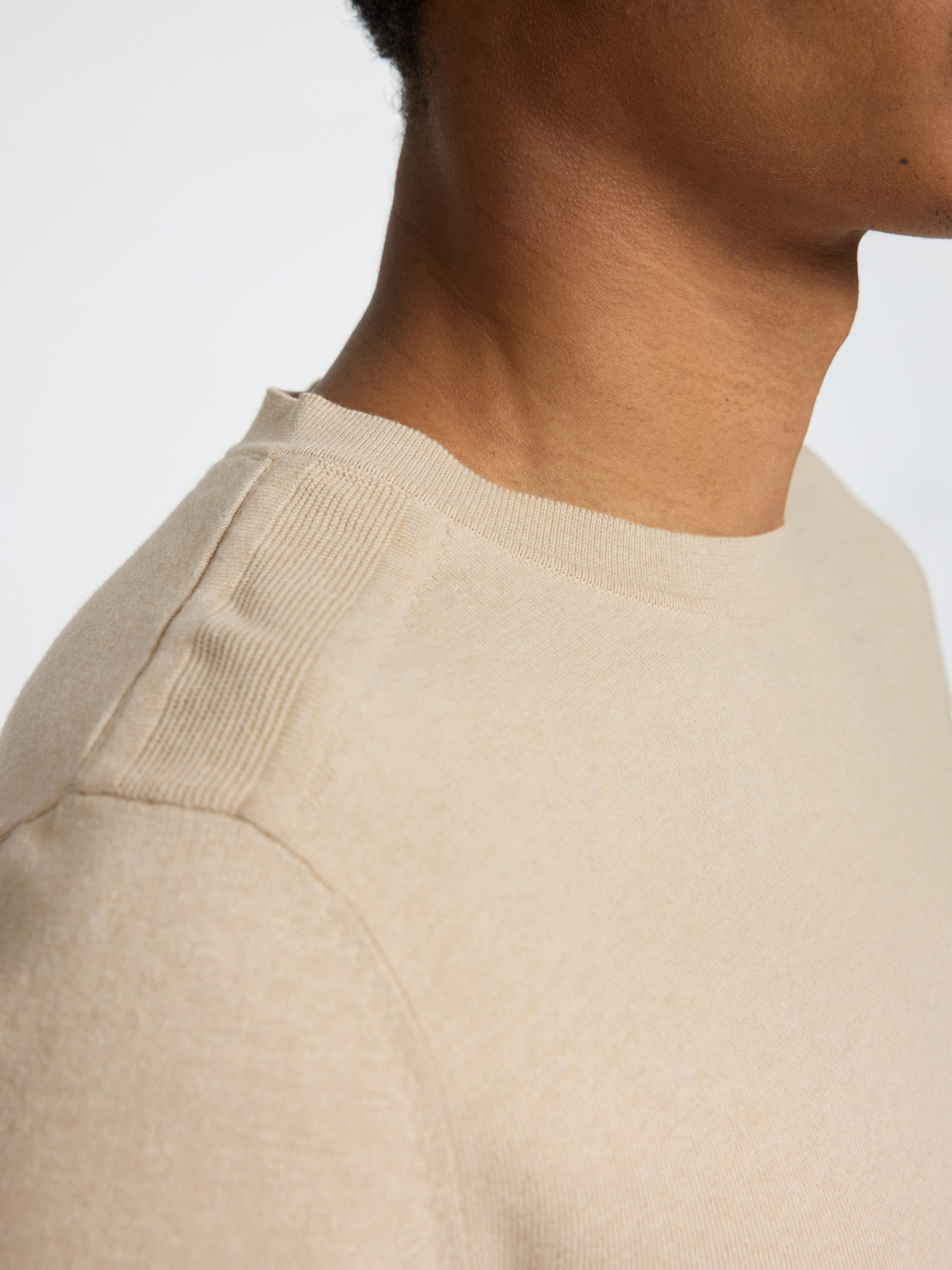 SELECTED HOMME Gebreide trui SLHBERG CREW NECK NOOS