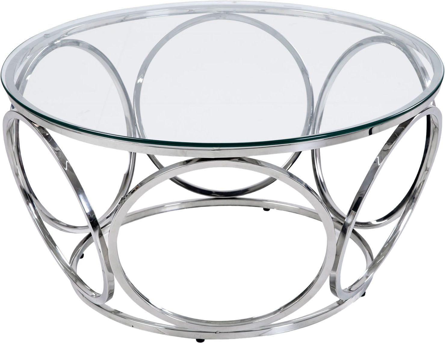 SalesFever Salontafel met designframe van roestvrij staal