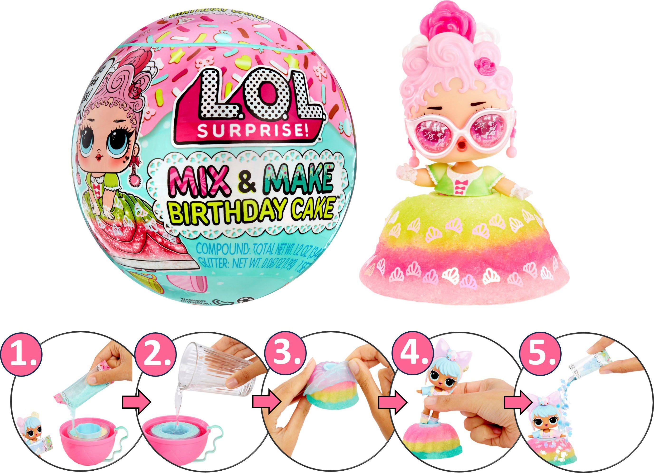 L.O.L. SURPRISE! Knutselset L.O.L. Surprise mix & mix Birthday Cake