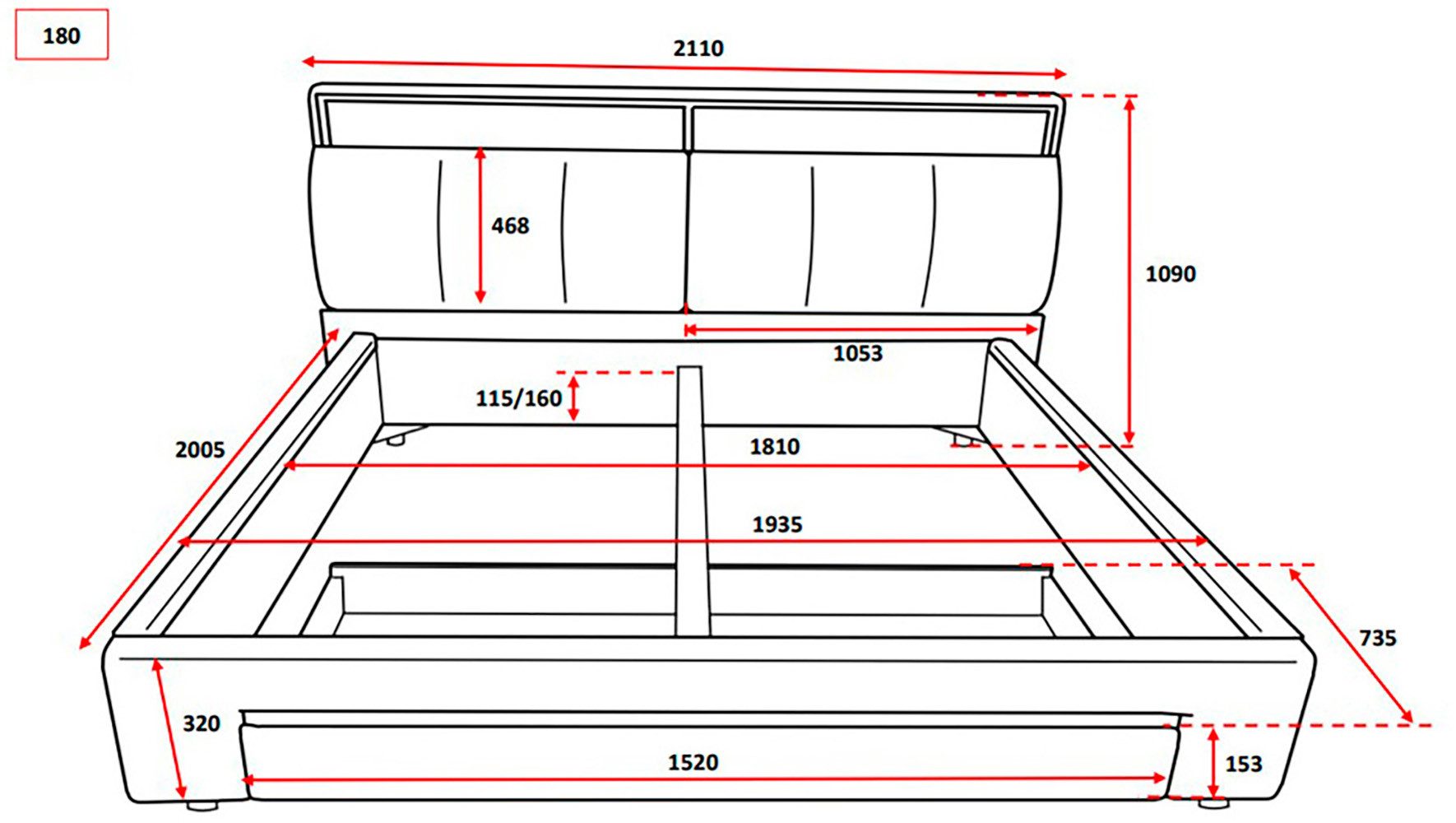 INOSIGN Gestoffeerd bed CiTY/GiRON,, gepolsterd opbergbed, met LED-verlichting Bedkisten met hondenbed of als opbergruimte, opklapbare hoofdeinden