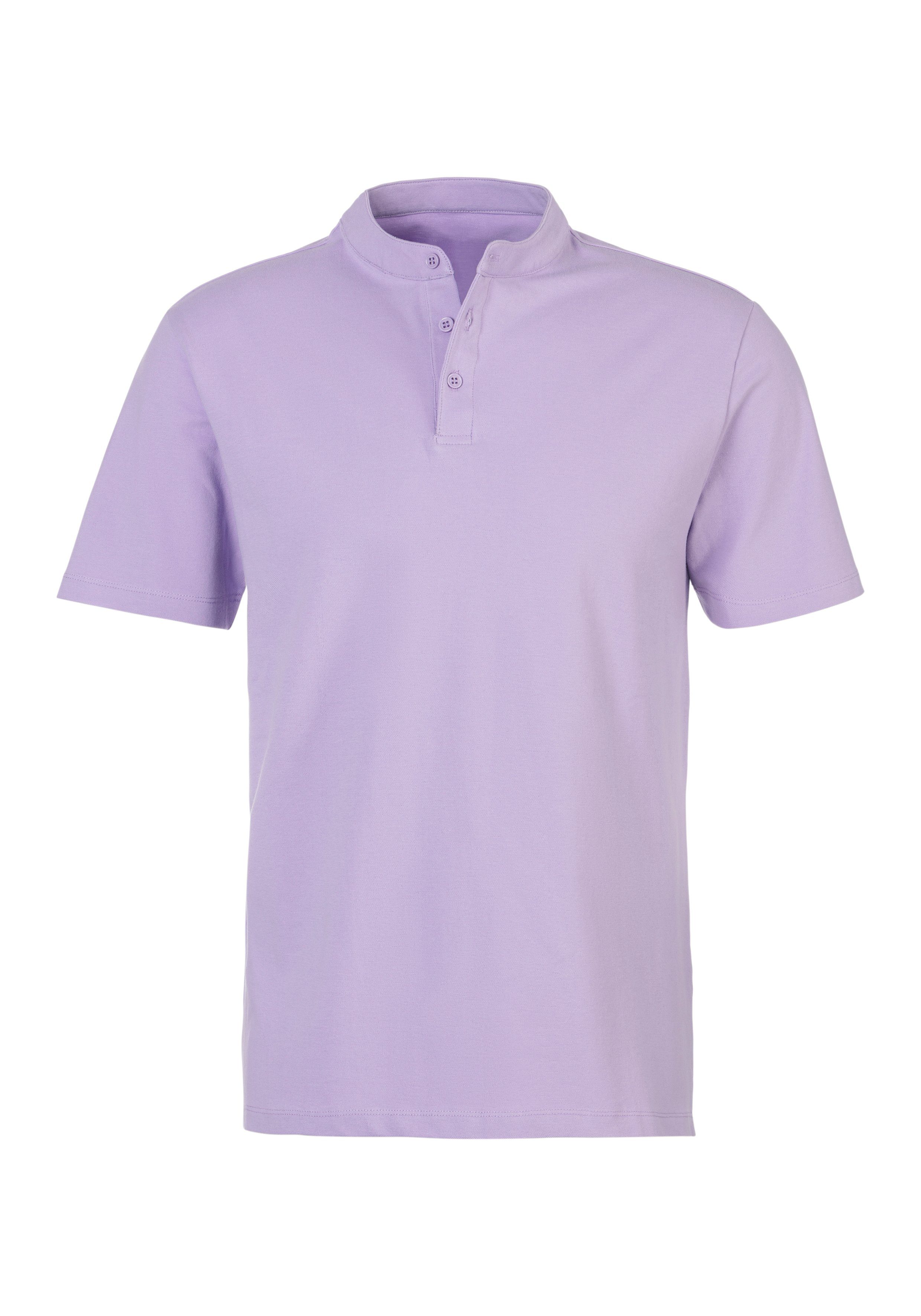 John Devin Poloshirt Met opstaande kraag Regular-Fit, van katoen-piqué