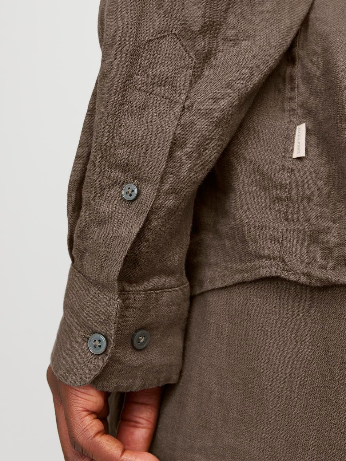Jack & Jones Overhemd met lange mouwen JPRCCLAWRENCE LINEN SHIRT L/S SN