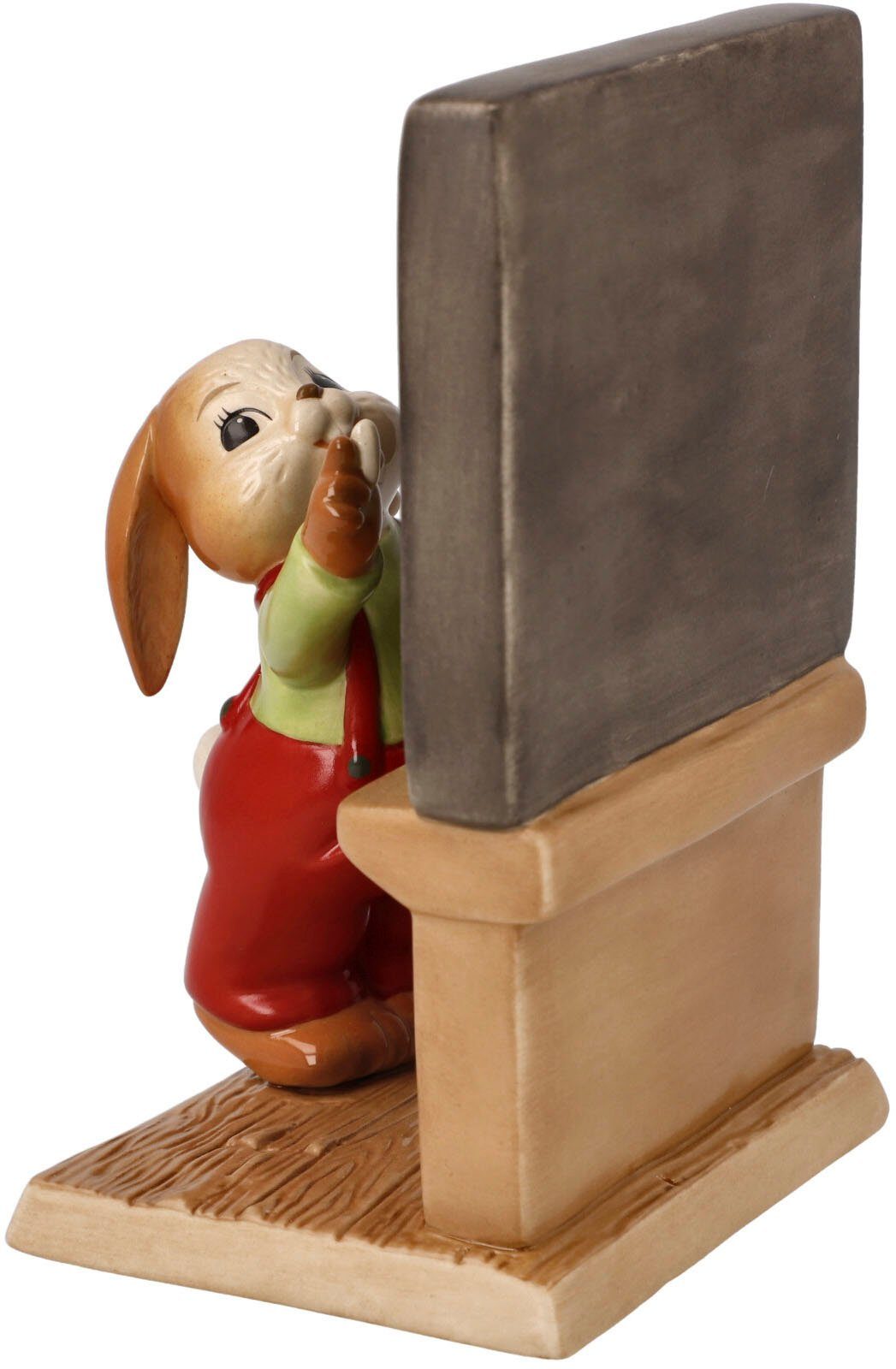 Goebel Paashaas Haas School - Dat wens ik jou Verzamelfiguur, konijn aan tafel (1 stuk)
