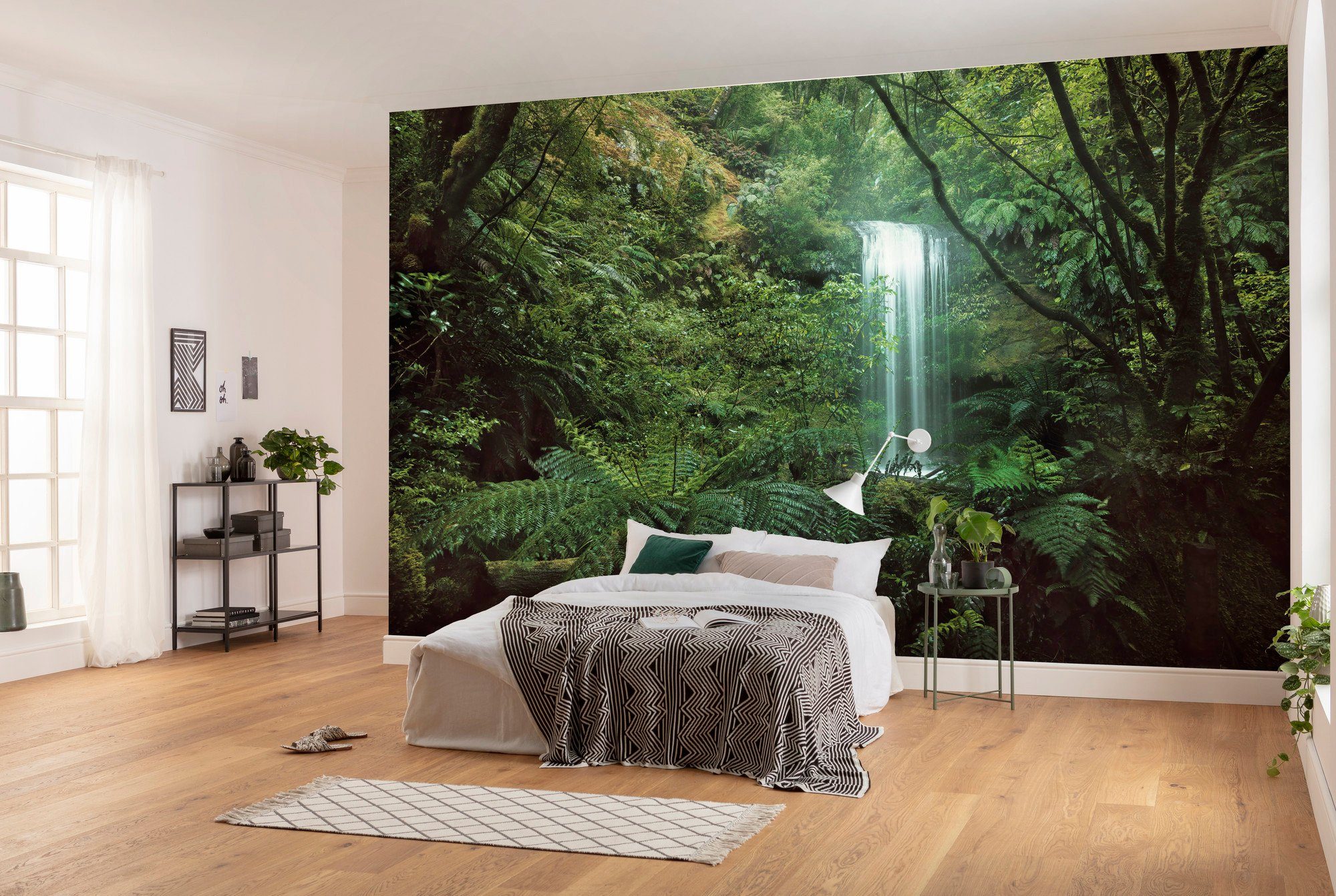 Komar Vliesbehang Digitale print vlies - Secret Veil - Afmeting 450 x 280 cm (9 stuks)
