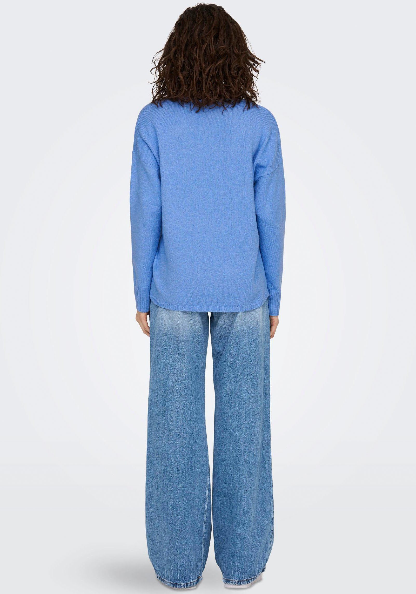Only Trui met V-hals ONLRICA LIFE L/S V-NECK PULLO KNT NOOS