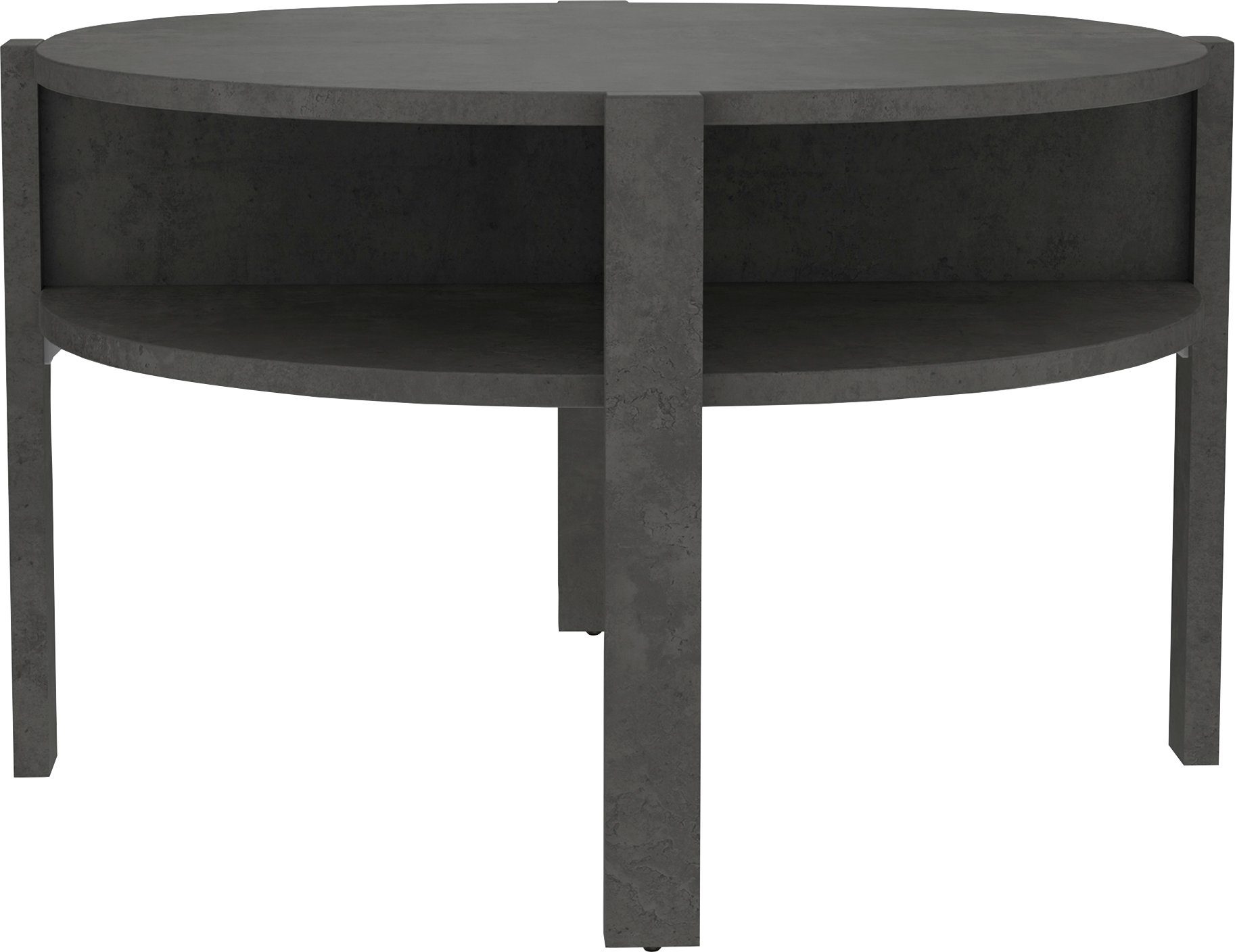 FORTE Bijzettafel Tobago Diameter ca. 74,5 cm bijzettafels grijs