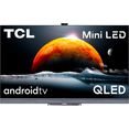 tcl qled mini led-tv 65c825x1, 164 cm - 65 ", 4k ultra hd, android tv - smart tv, android 11, onkyo-geluidssysteem zwart