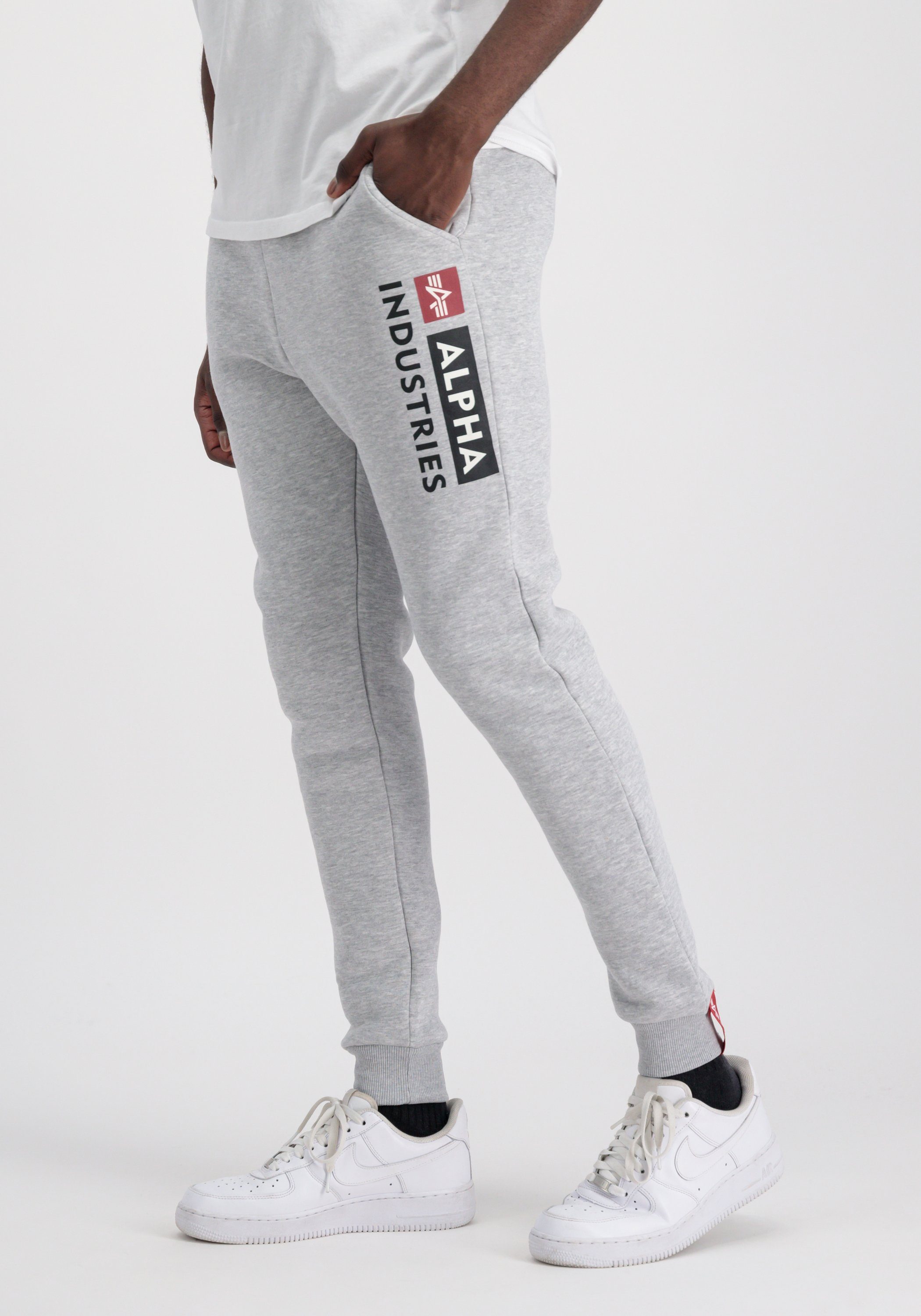 Alpha Industries Joggingbroek ALPHA INDUSTRIES Men - Jogger Alpha Block-Logo Jogger