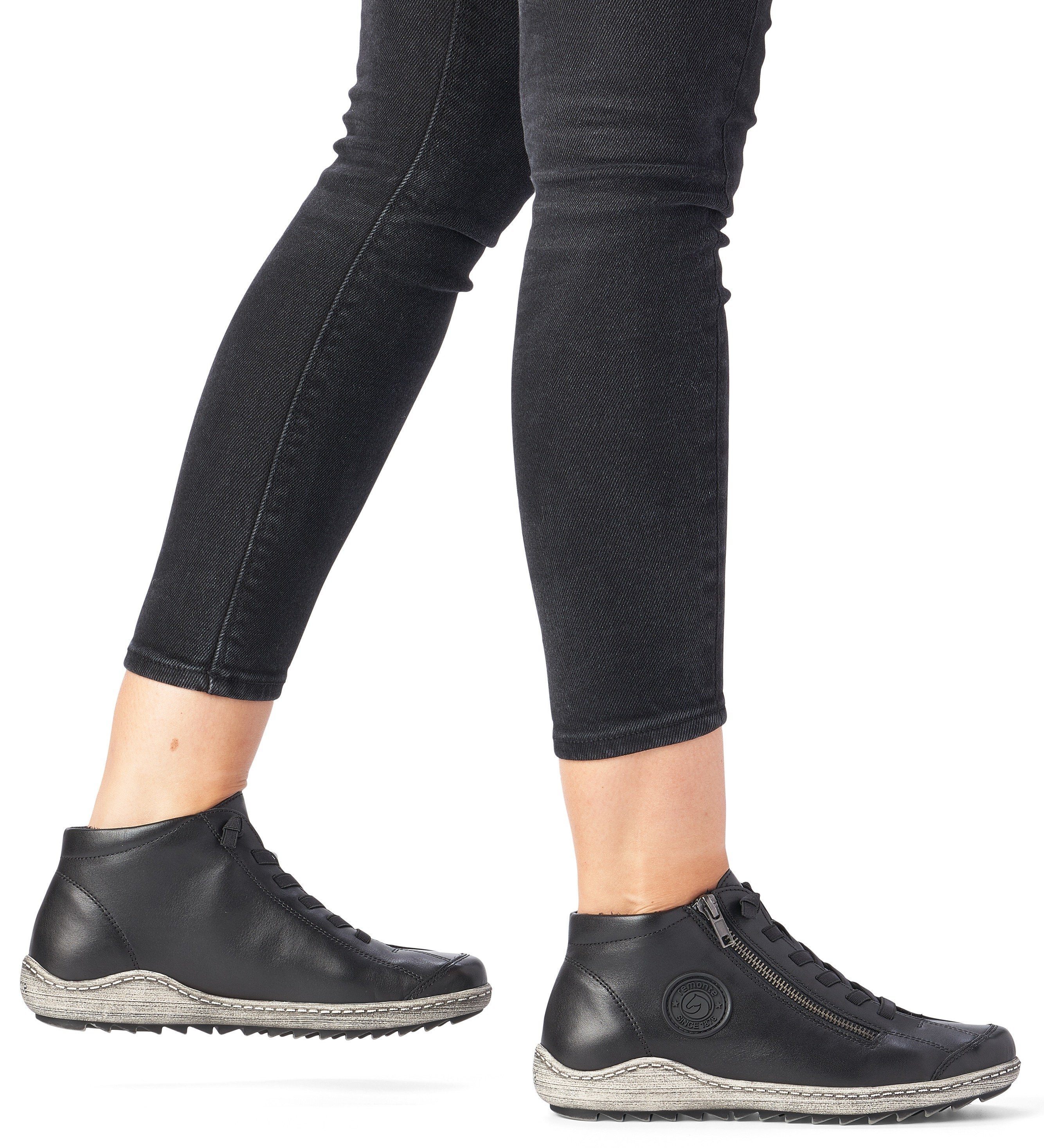 Remonte Sneakers met rits aan de buitenkant
