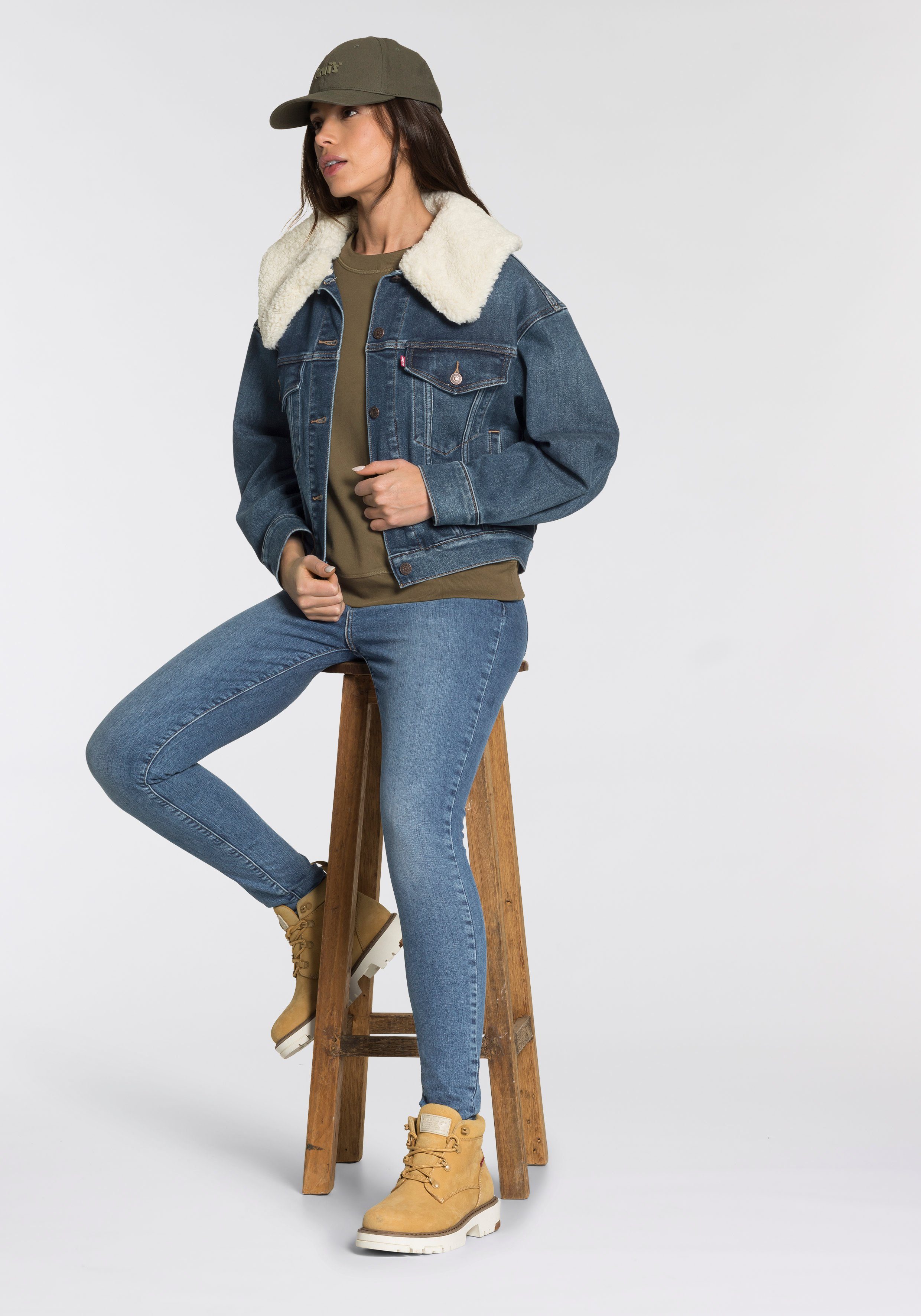 Levi's® Skinny fit jeans 720 High Rise met hoge taille