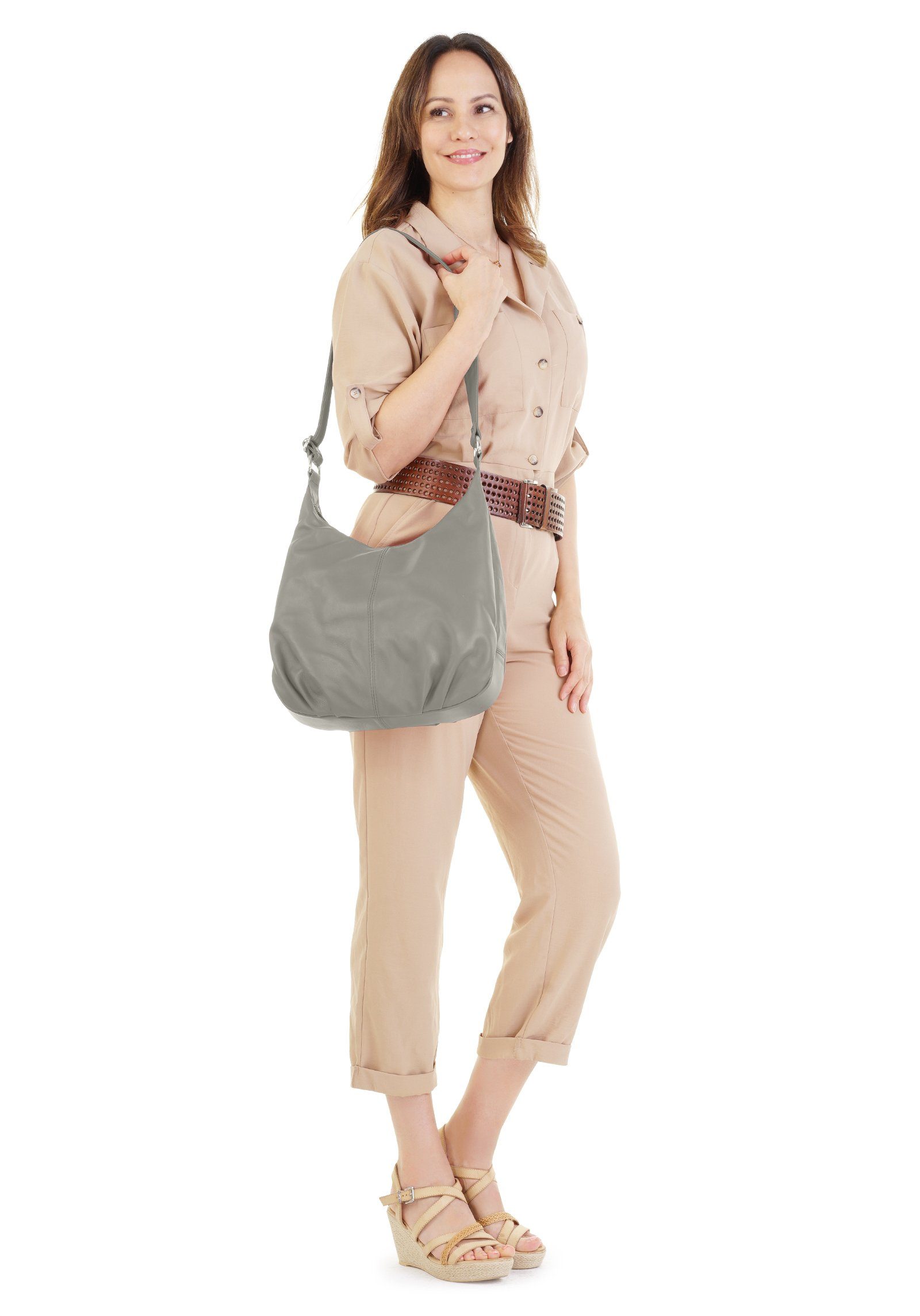 Cluty Shopper echt leer, made in italy