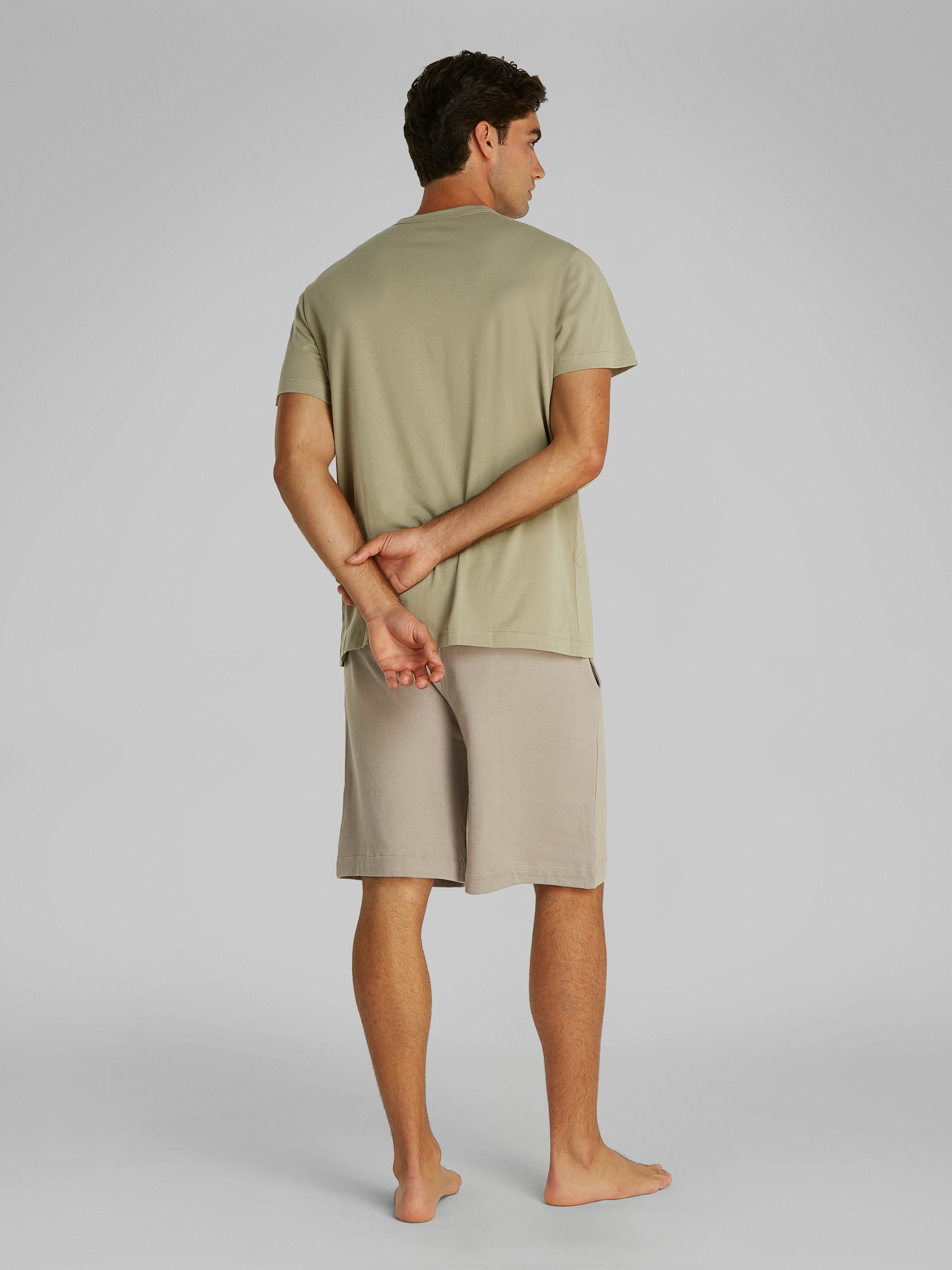 Calvin Klein T-shirt S/S CREW NECK met logo-opschrift