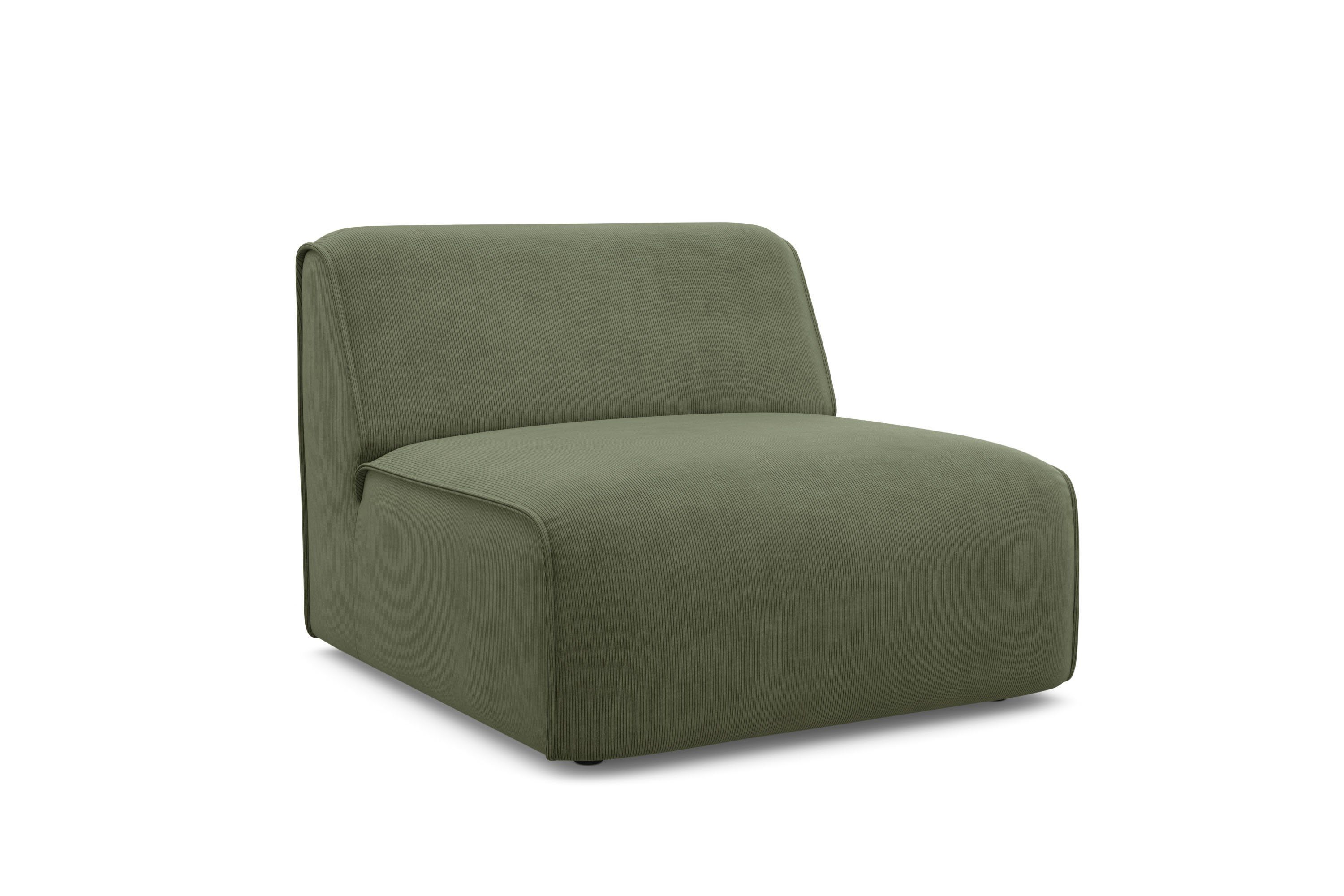 RAUM.ID Fauteuil Merid sofa-middenelement, afmetingen B/D/H: 84/97/46 cm als module of apart te gebruiken, voor individuele samenstelling