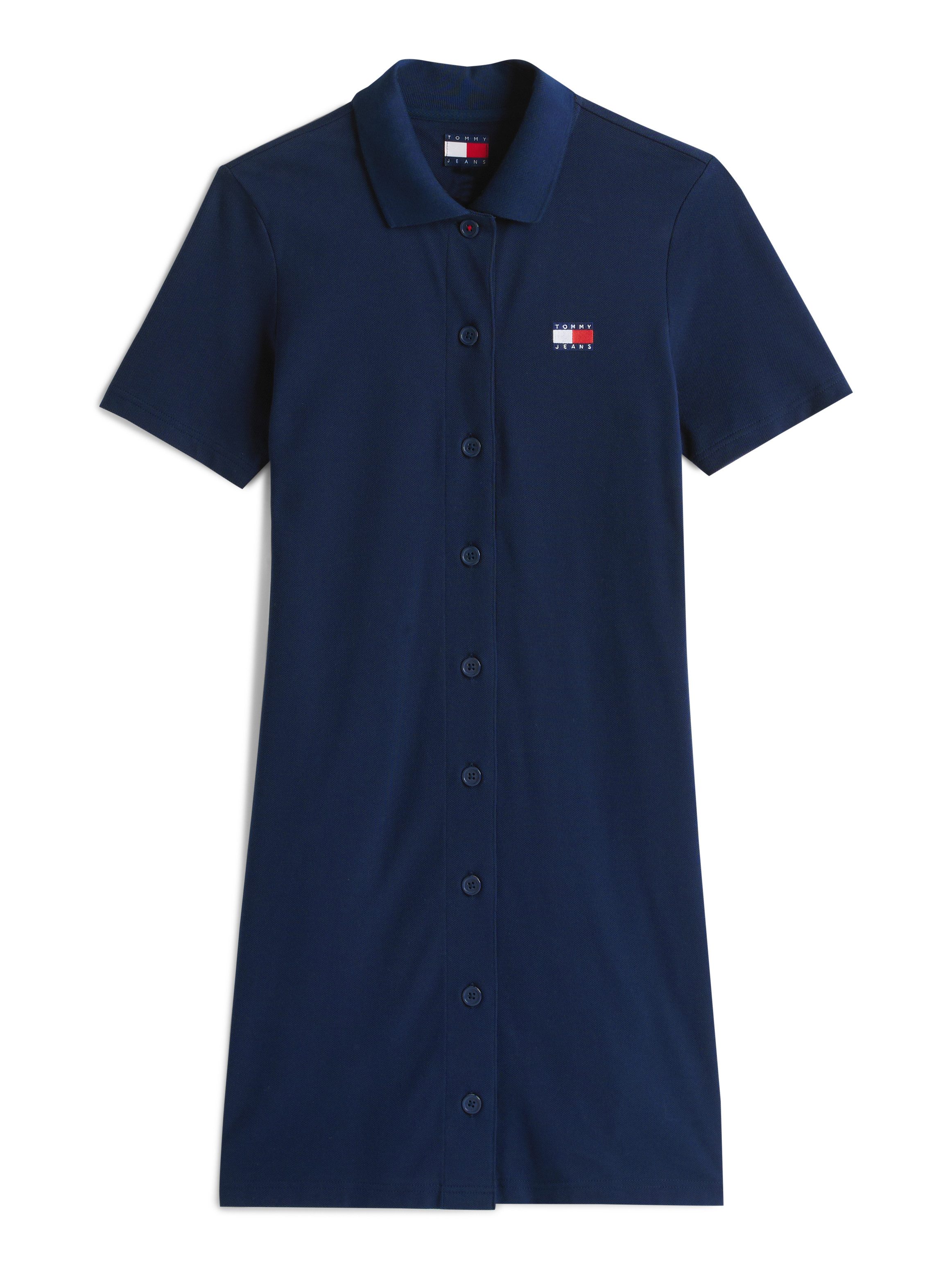 TOMMY JEANS Polojurk TJW BADGE PIQUE POLO DRESS