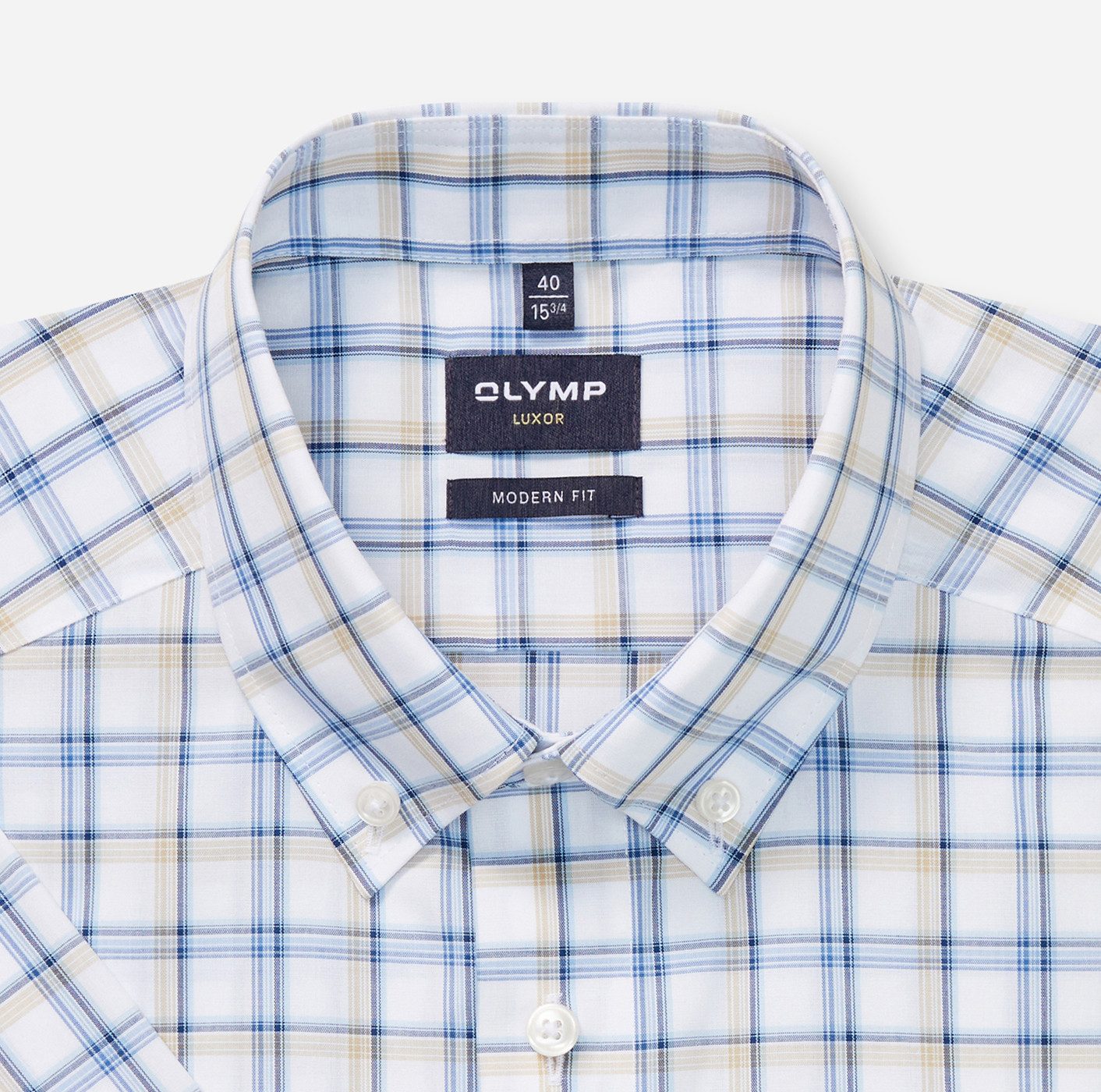 OLYMP Overhemd met korte mouwen Luxor modern fit
