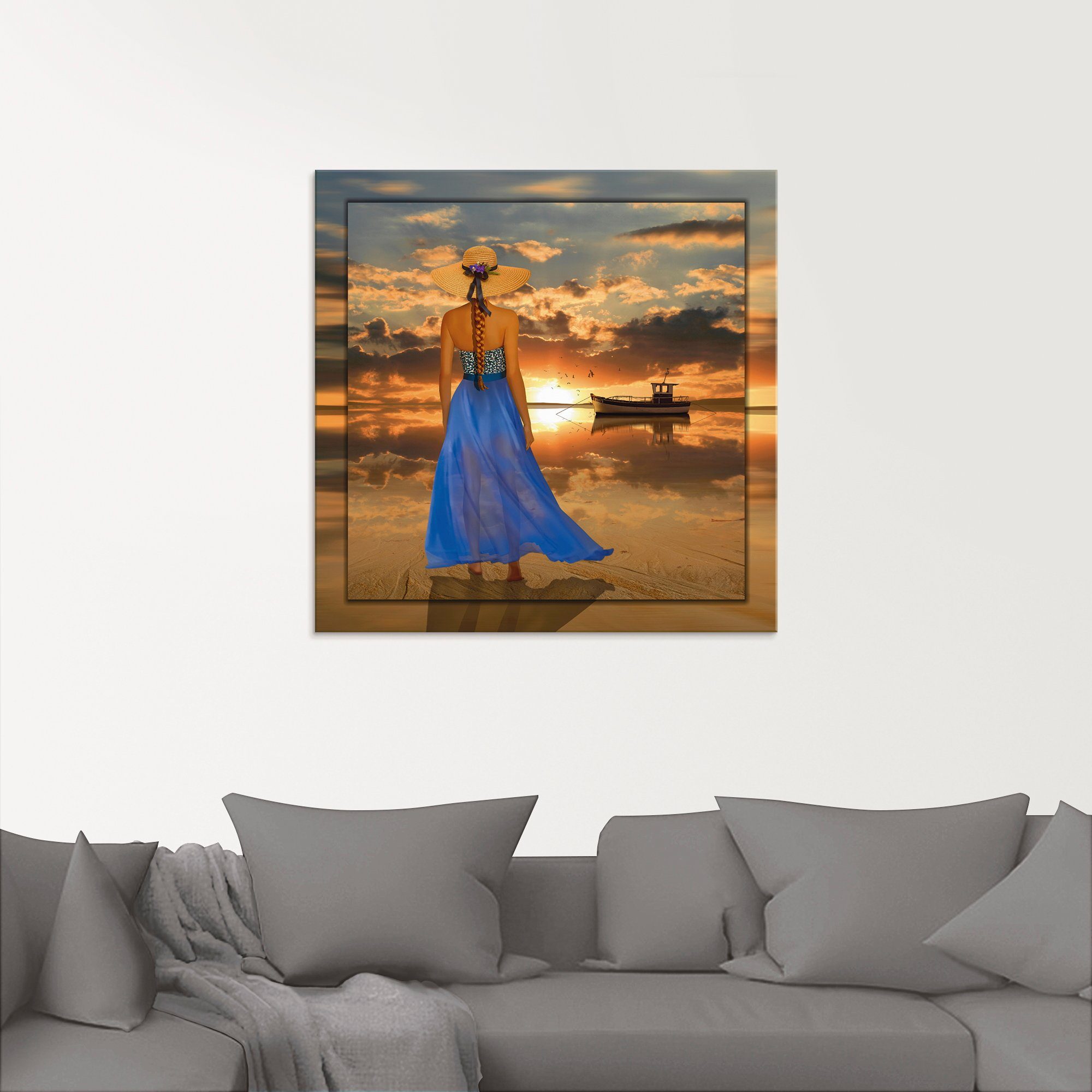 Artland Print op glas Zomergevoelens in verschillende maten