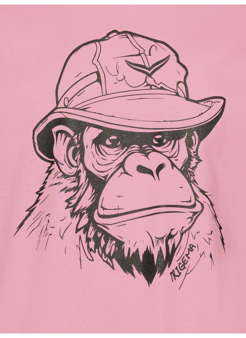 Trigema T-shirt TRIGEMA T-shirt met aap-print (1-delig)