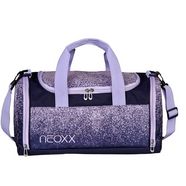 neoxx sporttas champ, glitterally perfect van gerecyclede petflessen paars
