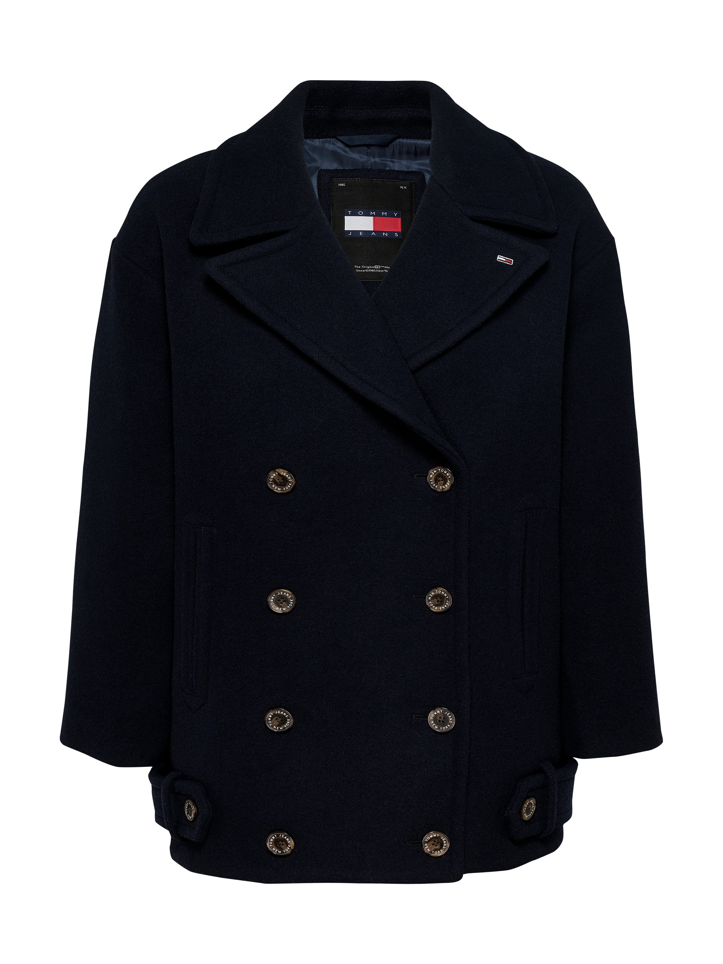 TOMMY JEANS Korte jas TJW WOOL PEACOAT