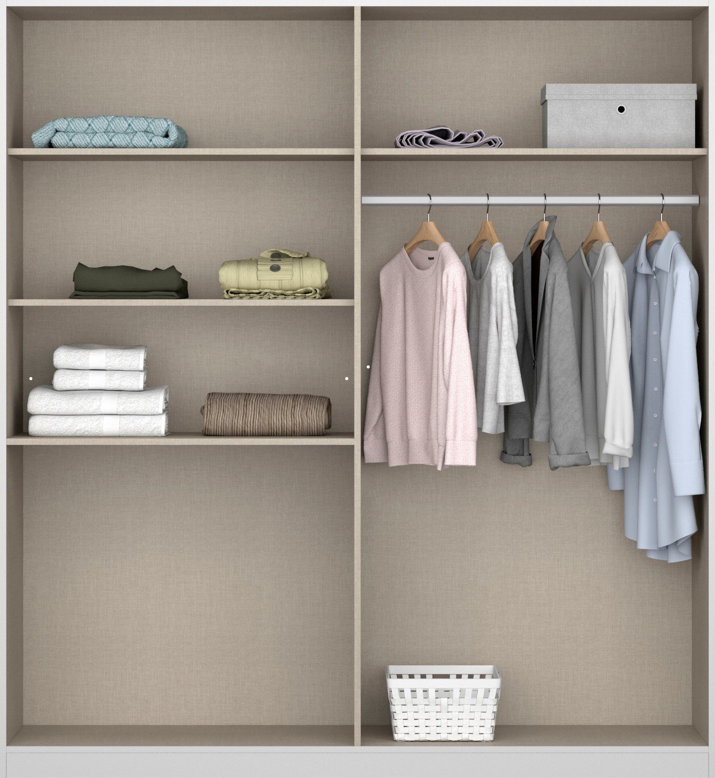 rauch Kledingkast Harburg draaideurkast slaapkamerkast met veel opbergruimte