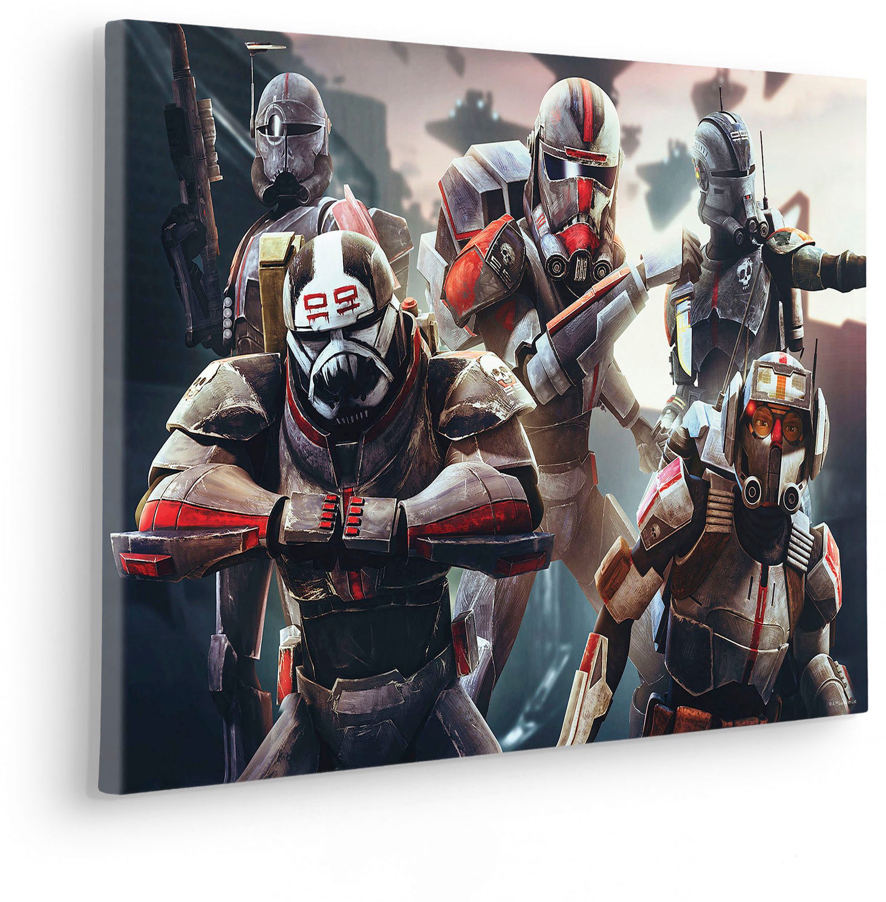 Komar Artprint op linnen Star Wars Bad Batch Ready to Fight - Afmeting 60 x 40 cm (1 stuk)