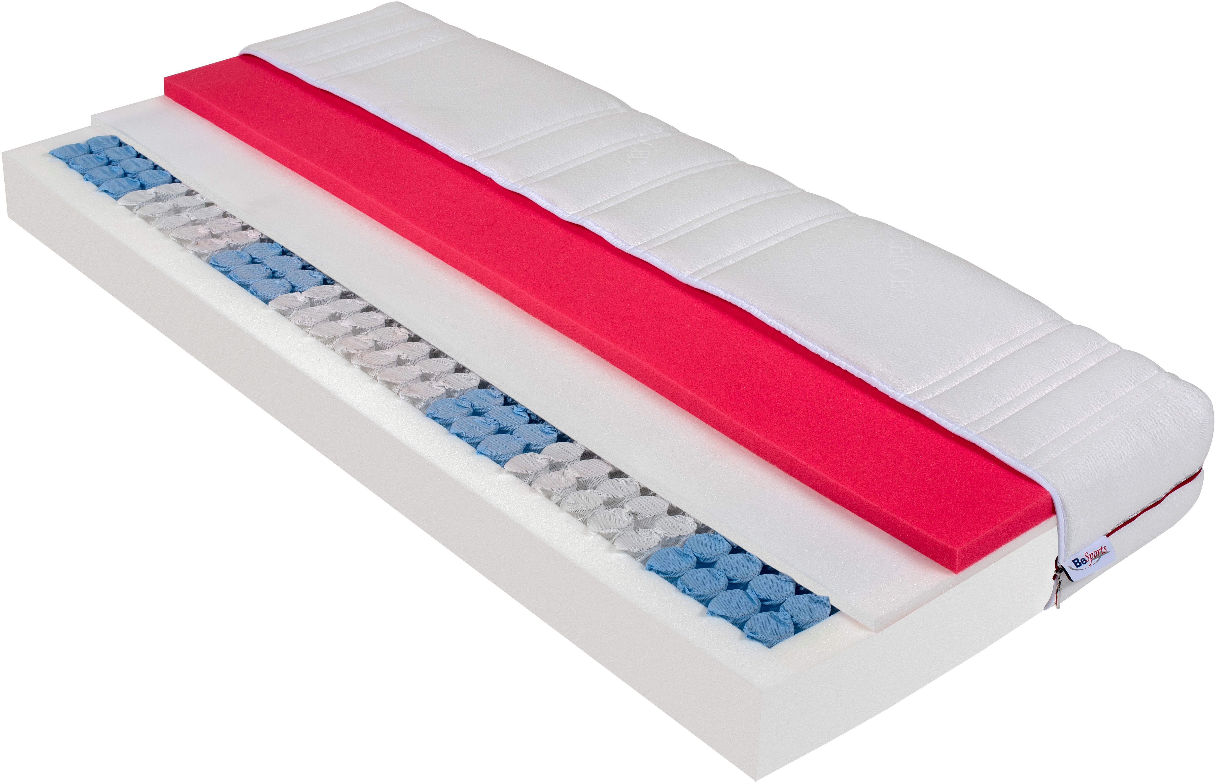 BeSports Pocketveringsmatras Active Flex hoogte 22 cm
