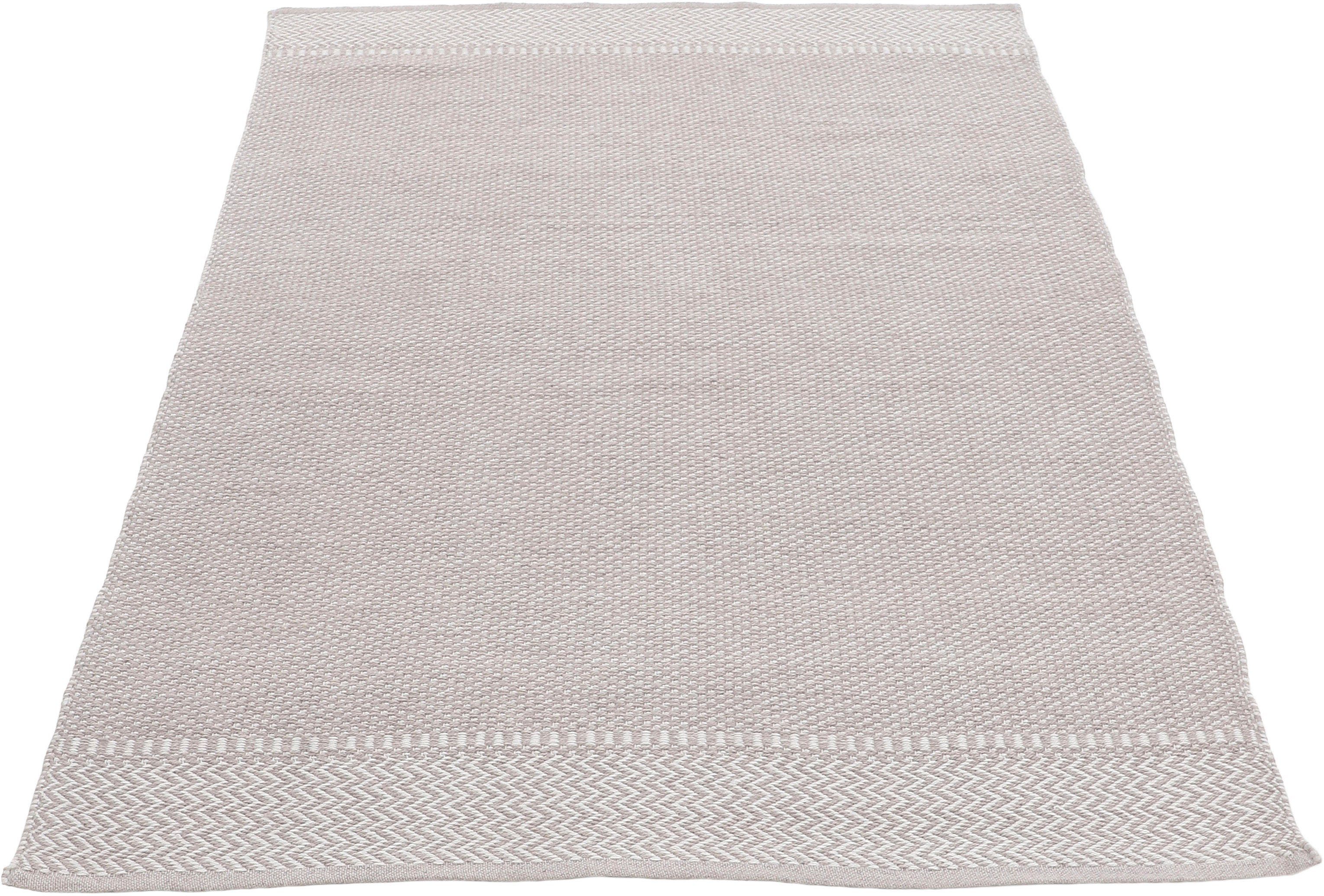 carpetfine Vloerkleed Frida 205 Omkeerbaar tapijt, 100% gerecycled materiaal (PET), vlakweefsel, sisal uitstraling