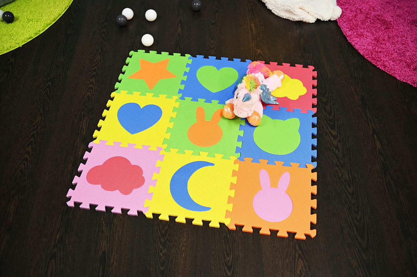 Knorrtoys® Puzzel Vormen Puzzelmat, vloerpuzzel